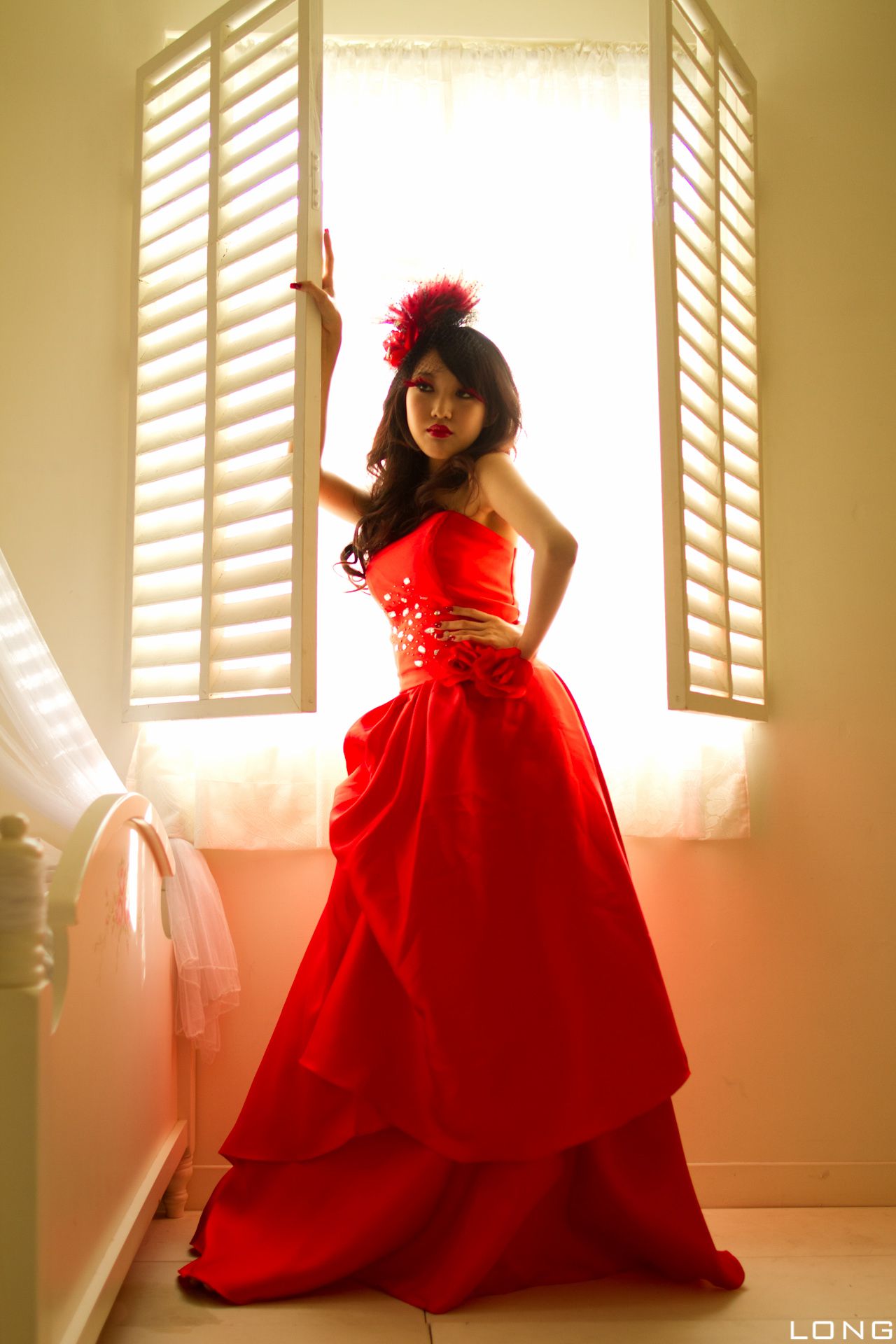 陈玮廷/腿模Jill《婚紗之紅》_第4张