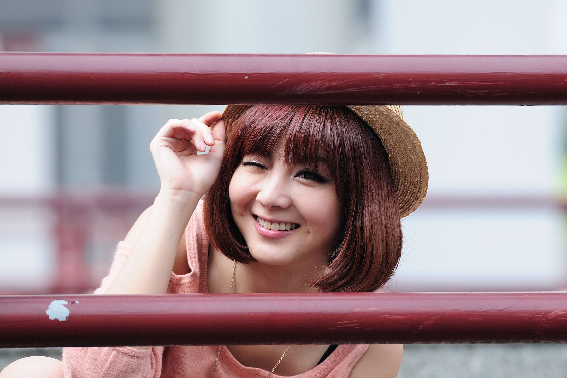 短发美女小猪patty《2组小清新街拍》_第5张