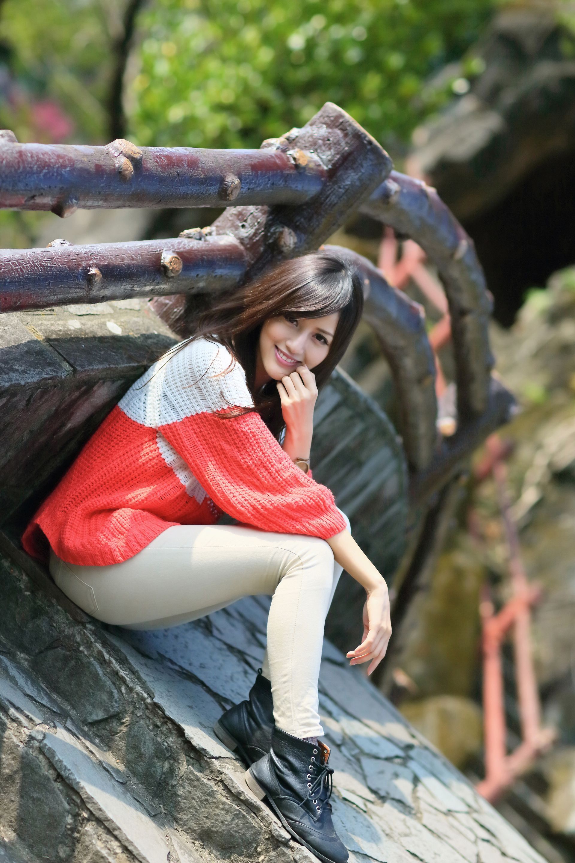 台湾美女鐘幸村/梁以辰《雙溪公園外拍》_第5张