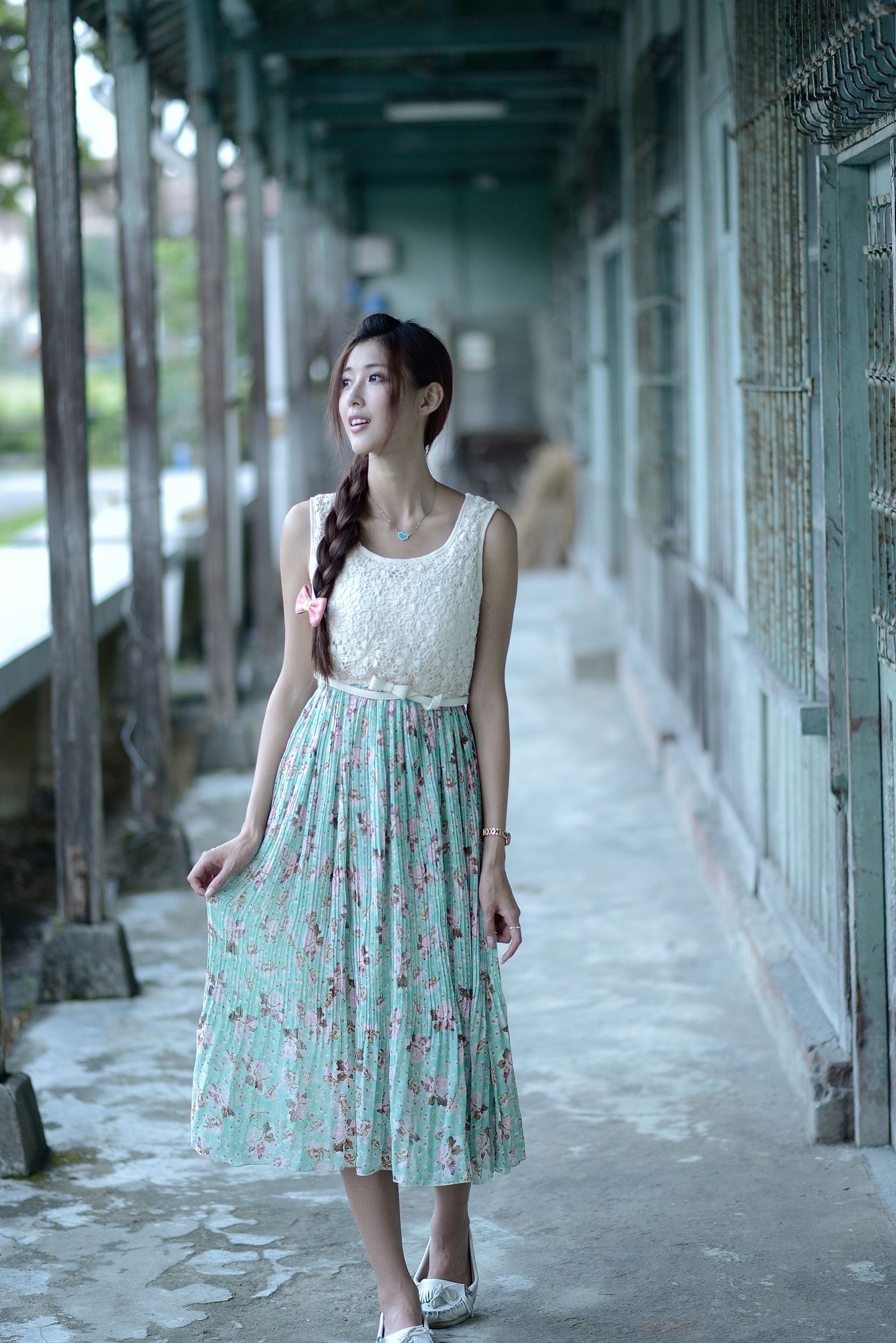 Kila晶晶/金允乔《小清新唯美长裙》外拍_第1张