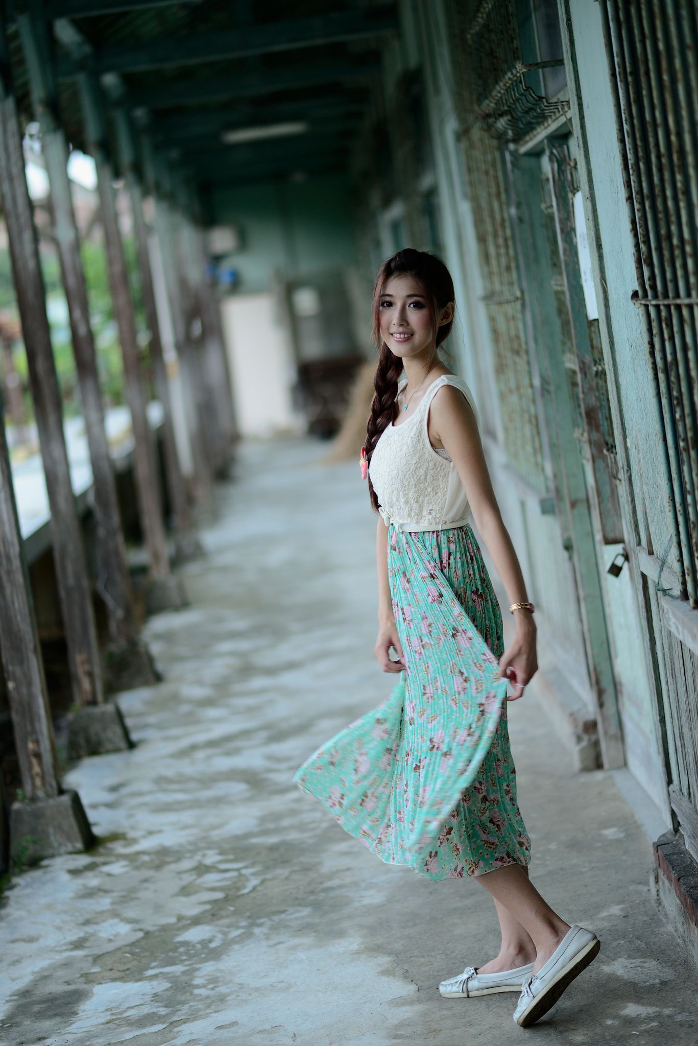 Kila晶晶/金允乔《小清新唯美长裙》外拍_第4张