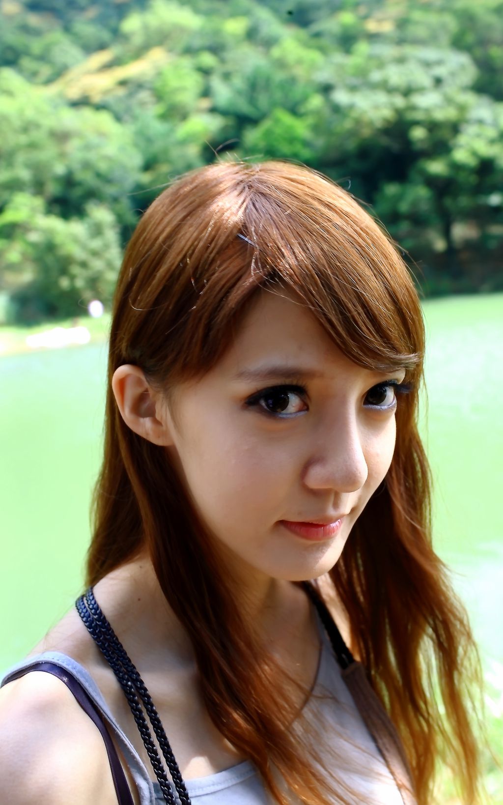 台湾正妹柠檬《清新甜美外拍图片》写真合集_第3张