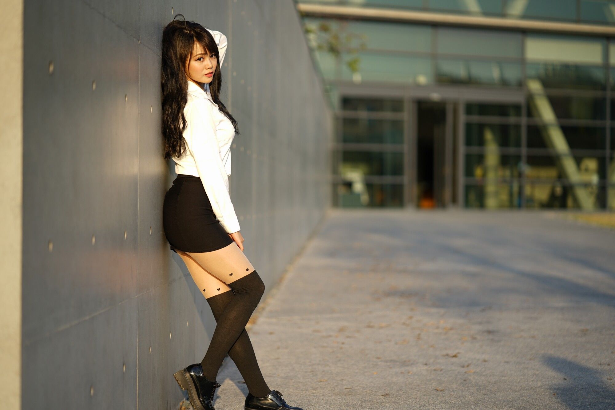 [台湾网红美女] Candy孙卉彤《亚洲大学外拍》_第2张