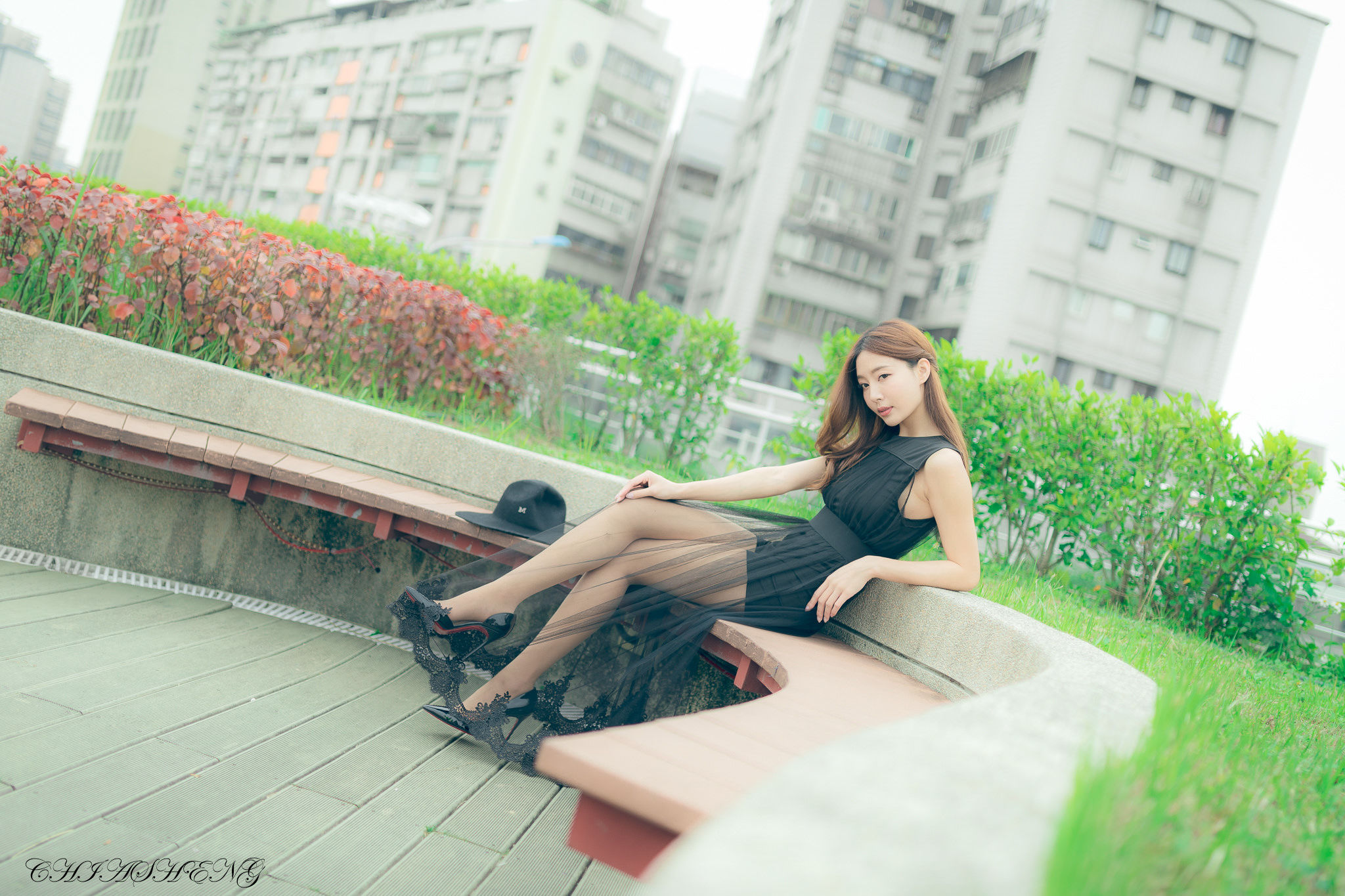 [台湾网红美女] Emma江雨恩 - 清新外拍（三套服装）_第4张