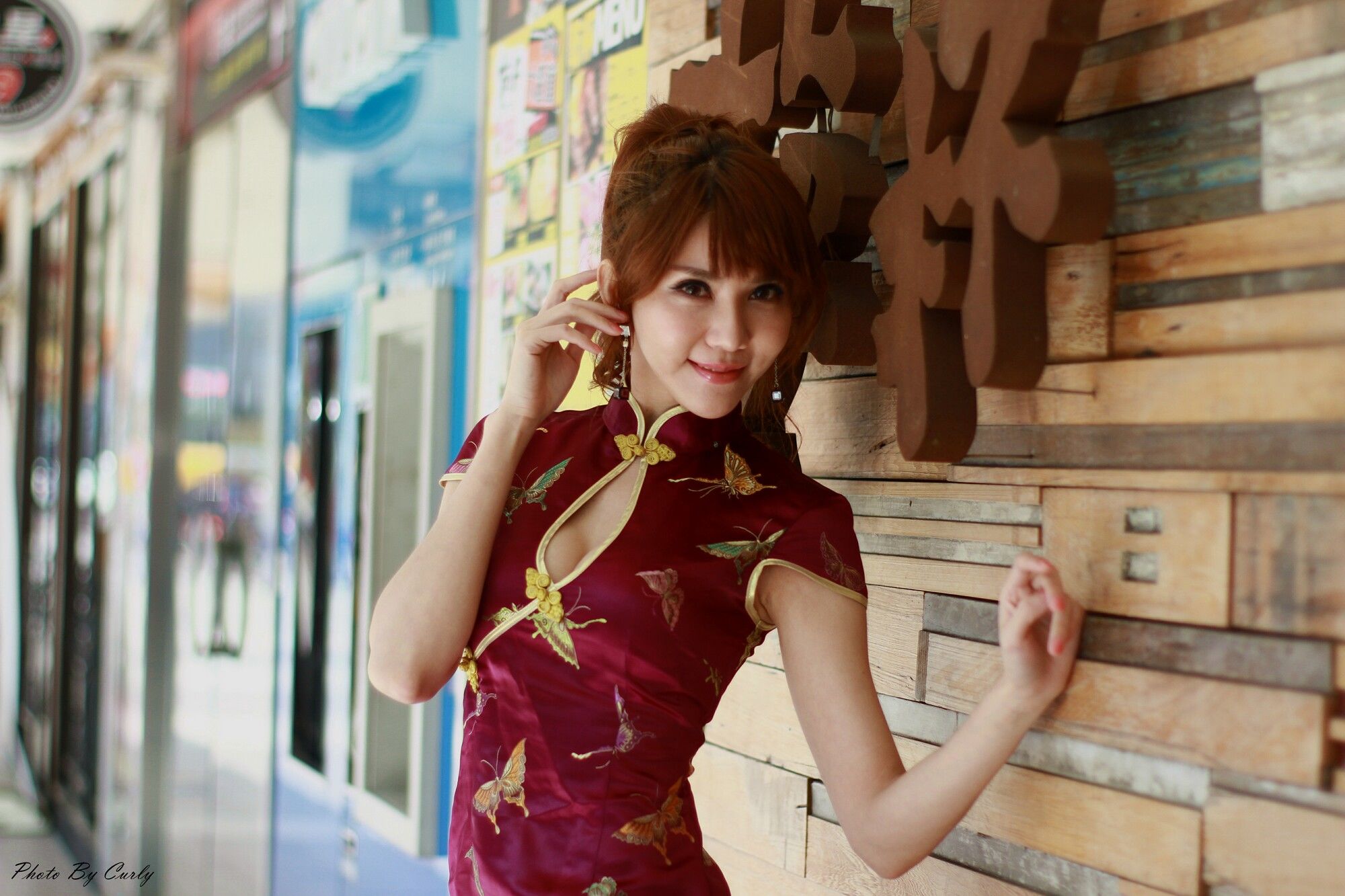 [台湾网红美女] 黄淑华Maggie《新崛江商圈-旗袍系列》_第4张