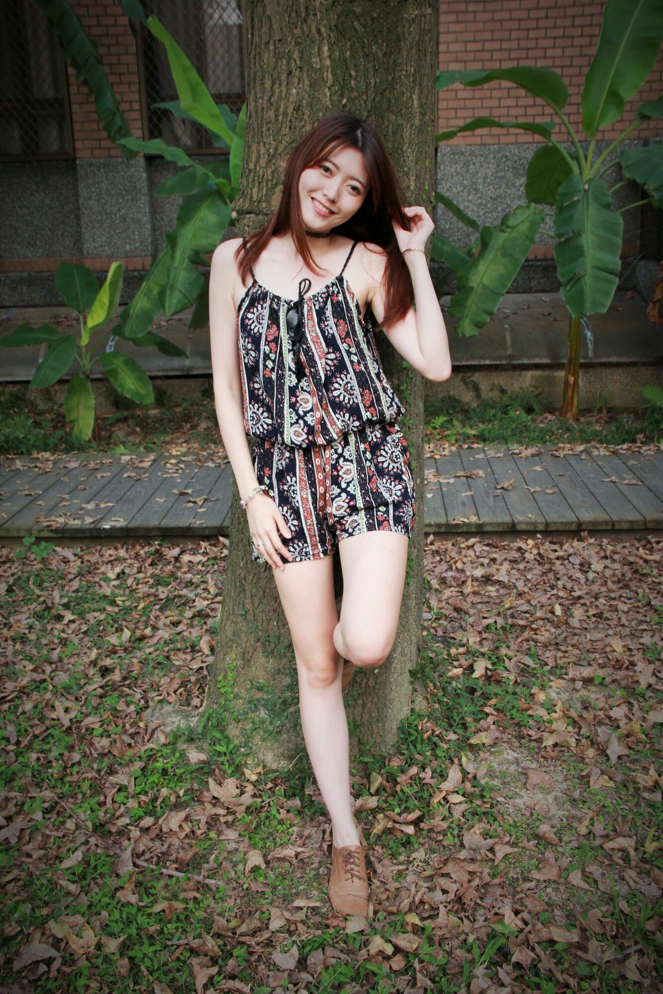 [台湾网红美女] 黄品瑄《台湾大学外拍》_第5张