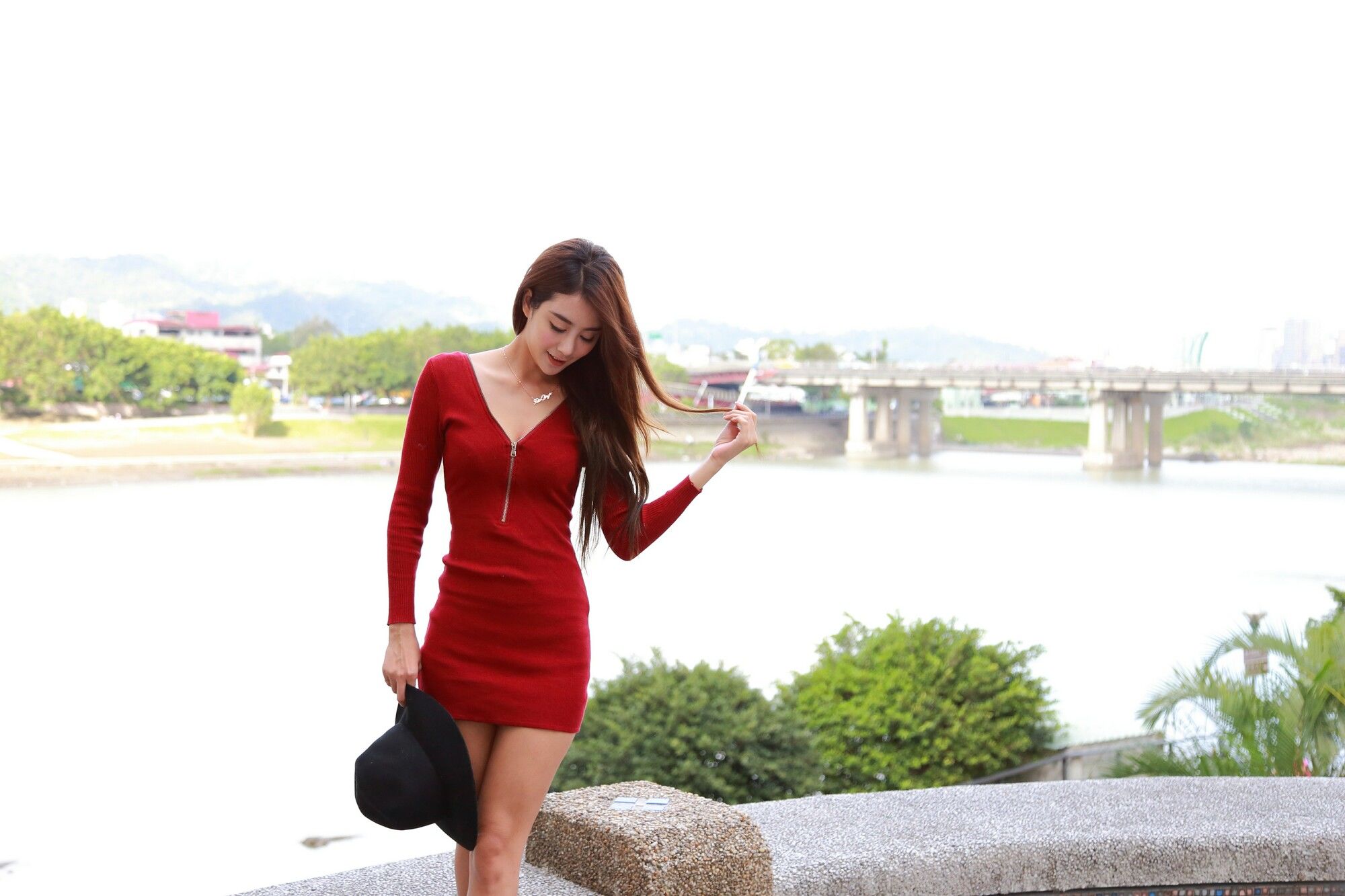 [台湾嫩模] Miso夏晴 - 清新街拍_第4张