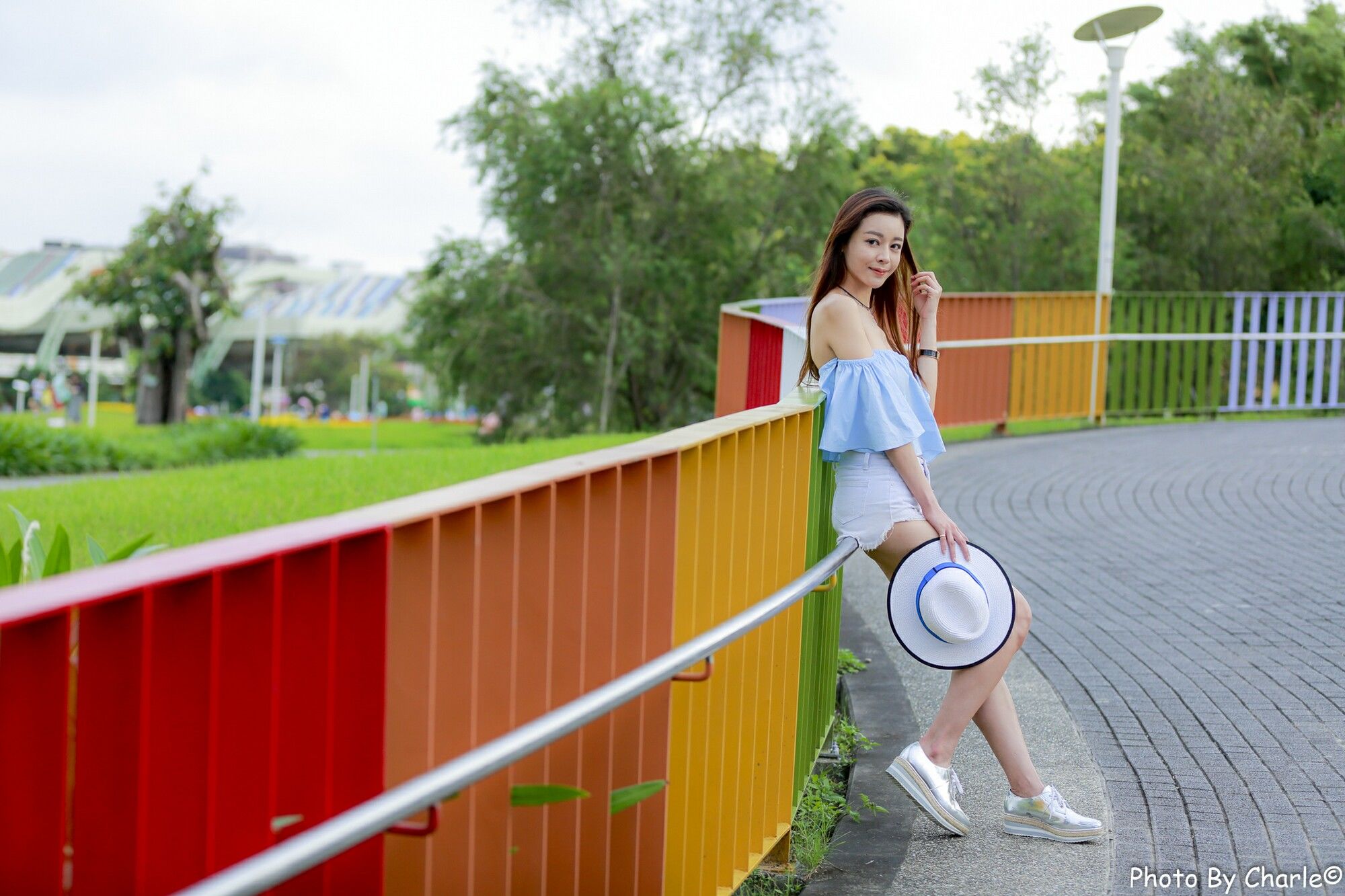 [台湾嫩模] 韩羽《圓山花博外拍》_第2张