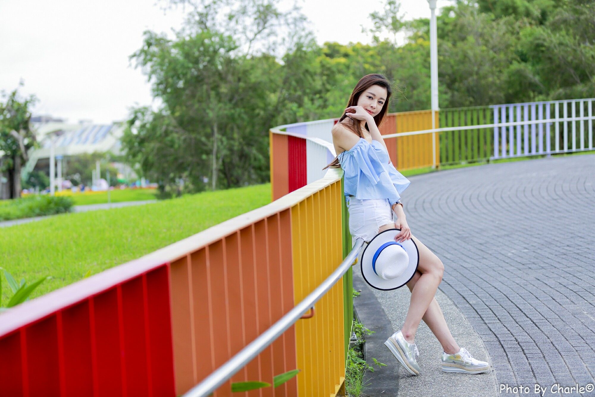 [台湾嫩模] 韩羽《圓山花博外拍》_第3张