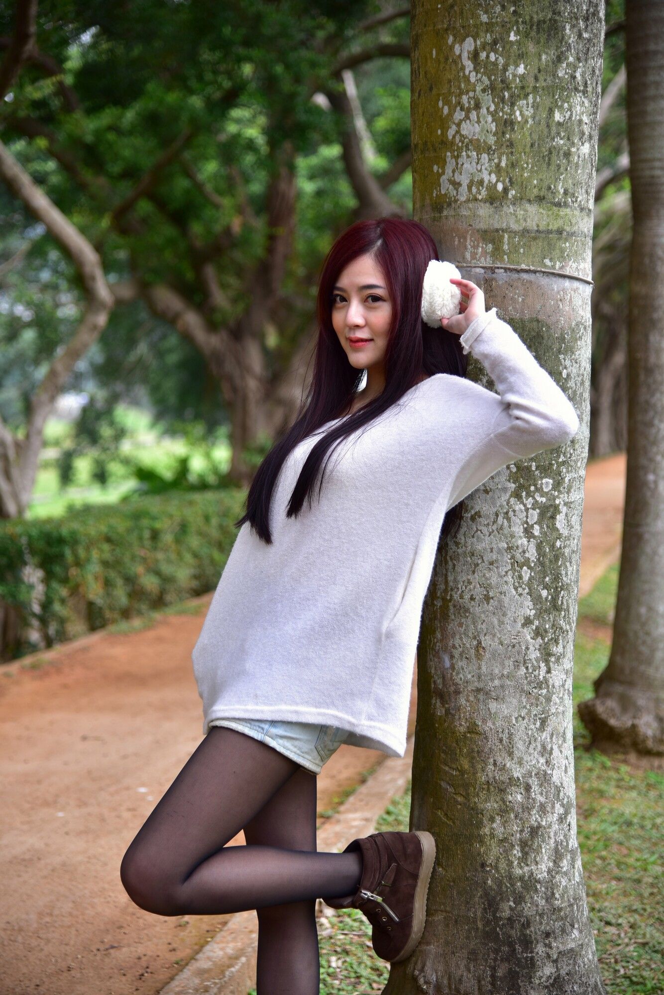 [台湾嫩模] 姜雨姗《雙溪公園》_第4张