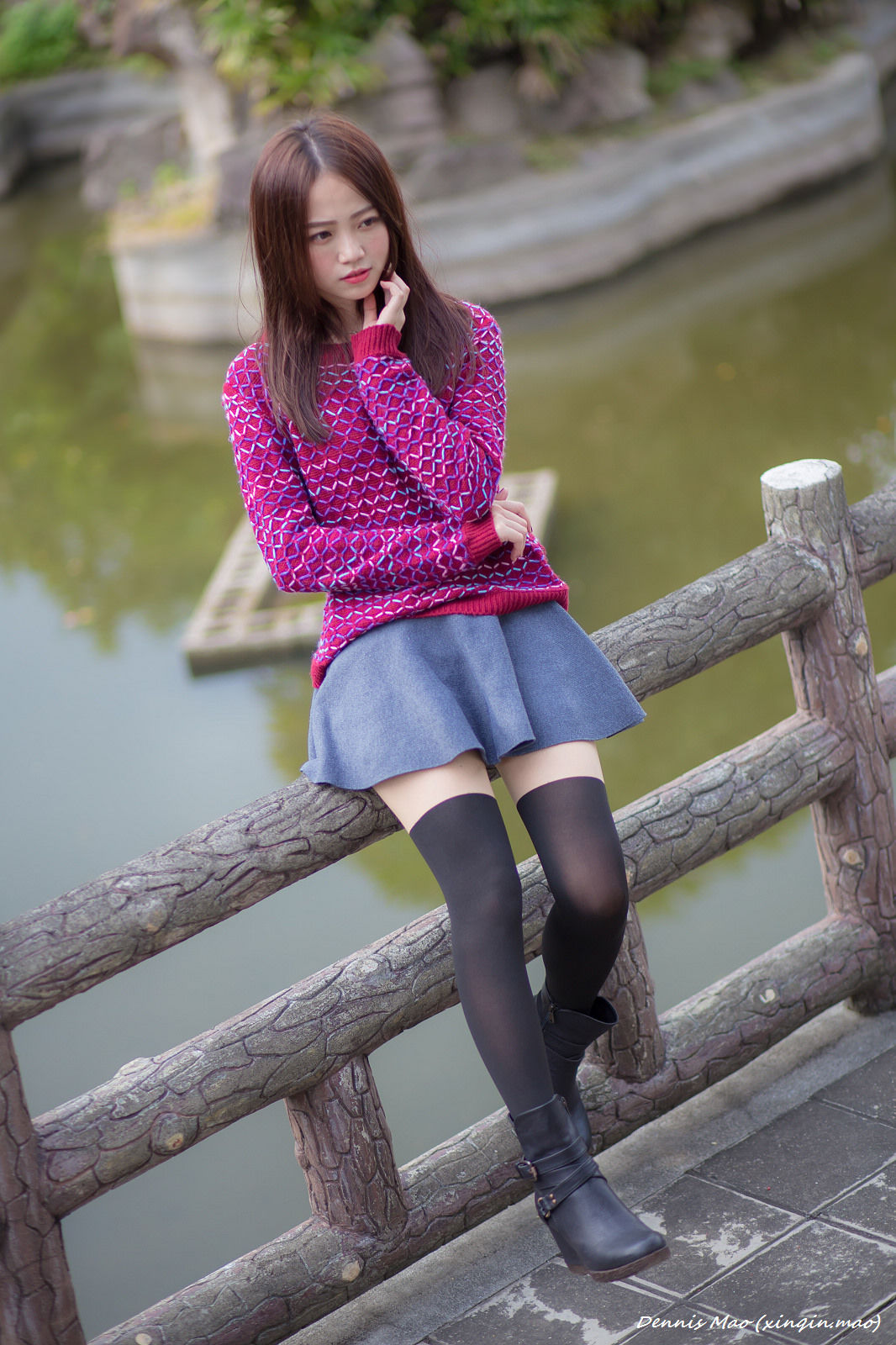 [台湾正妹] 思綺《雙溪公園(三套服装）》_第5张