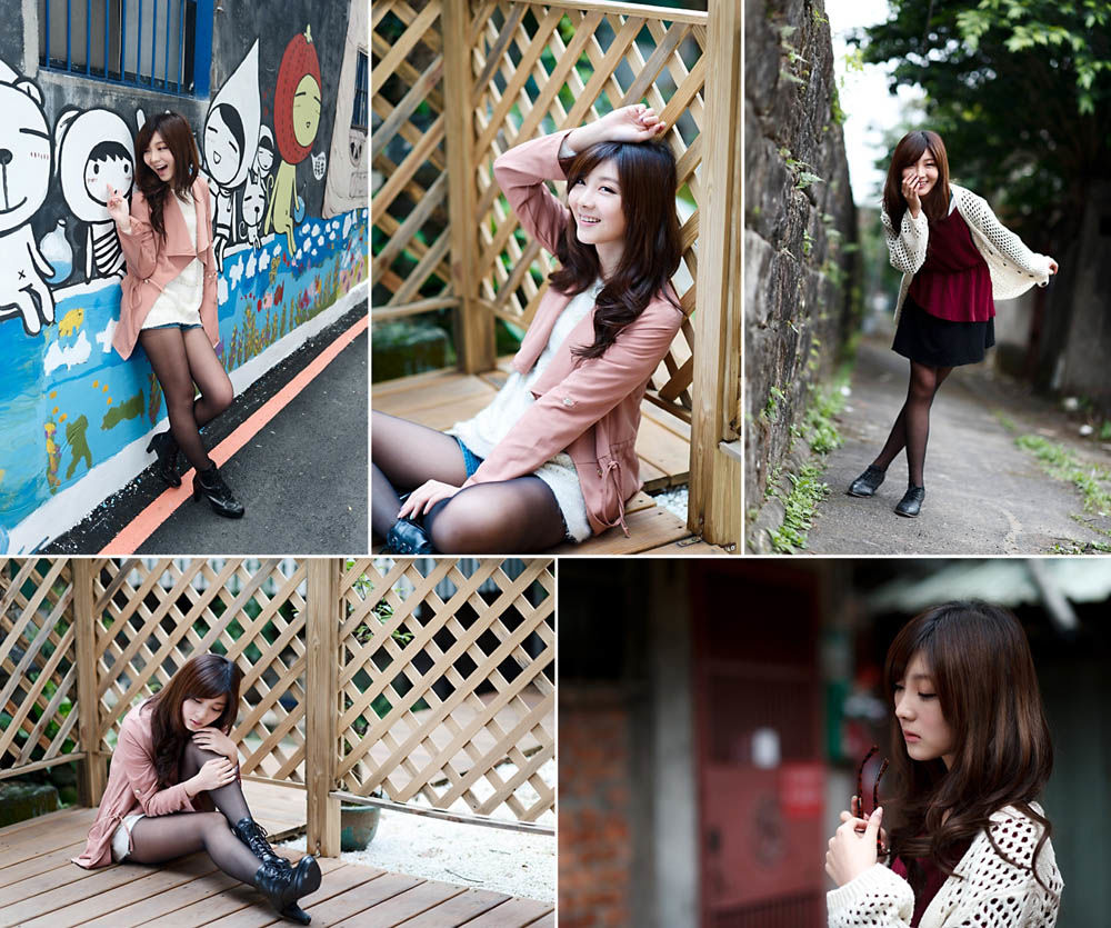 [台湾女神] 杨宜轩(小豬)《新竹東門城外拍》_第1张