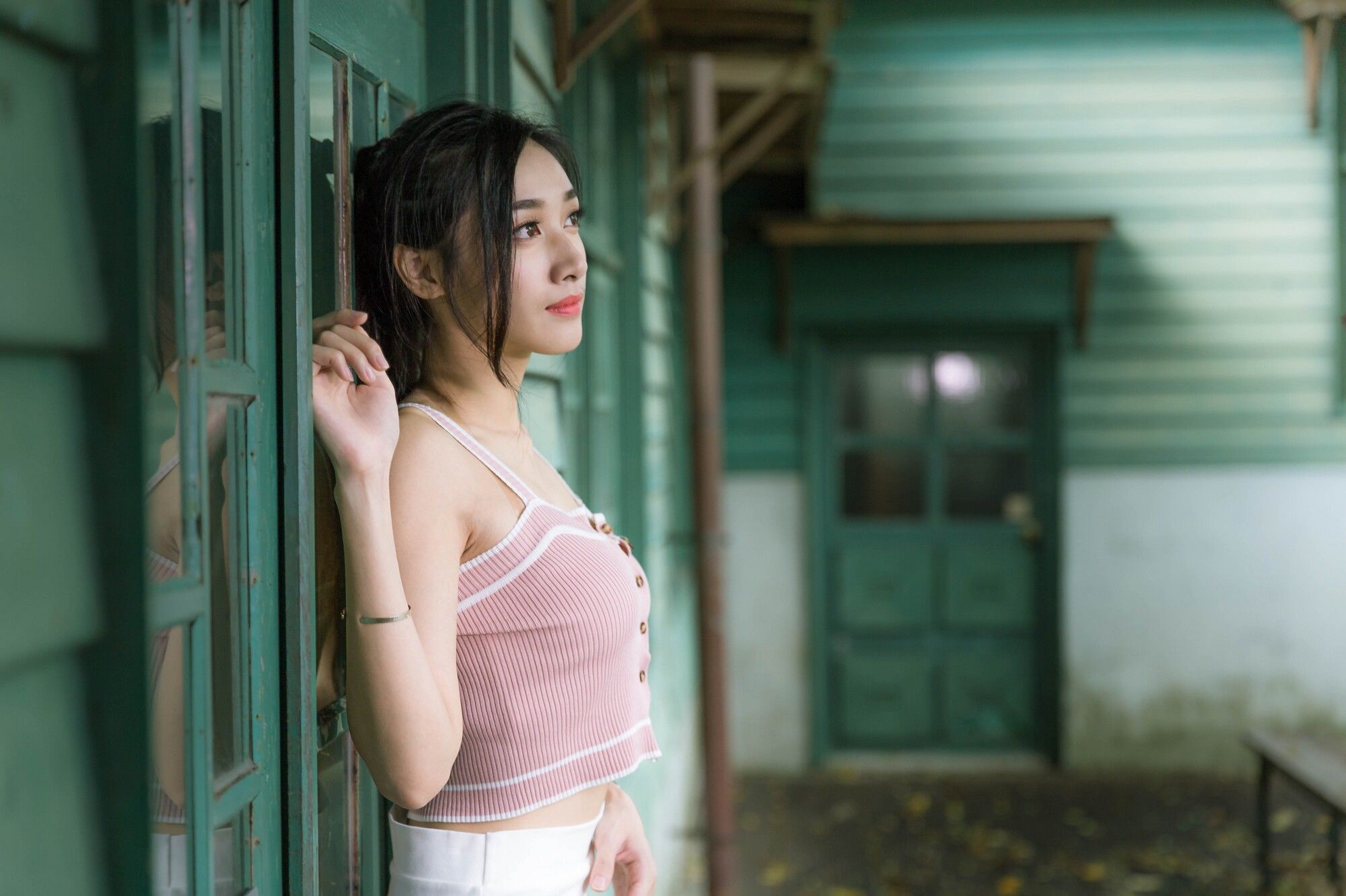 [台湾女神] 段璟乐《花博公園+部分松叶随拍》_第1张