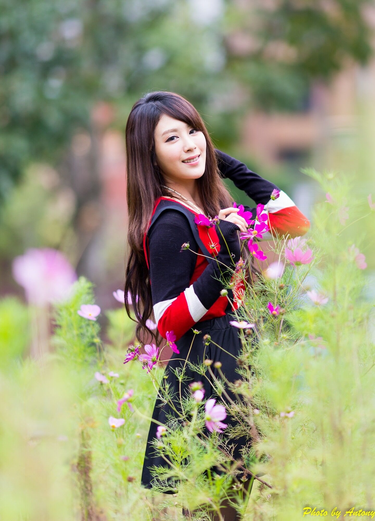 [台湾女神] Miso夏晴《台大外拍》_第2张