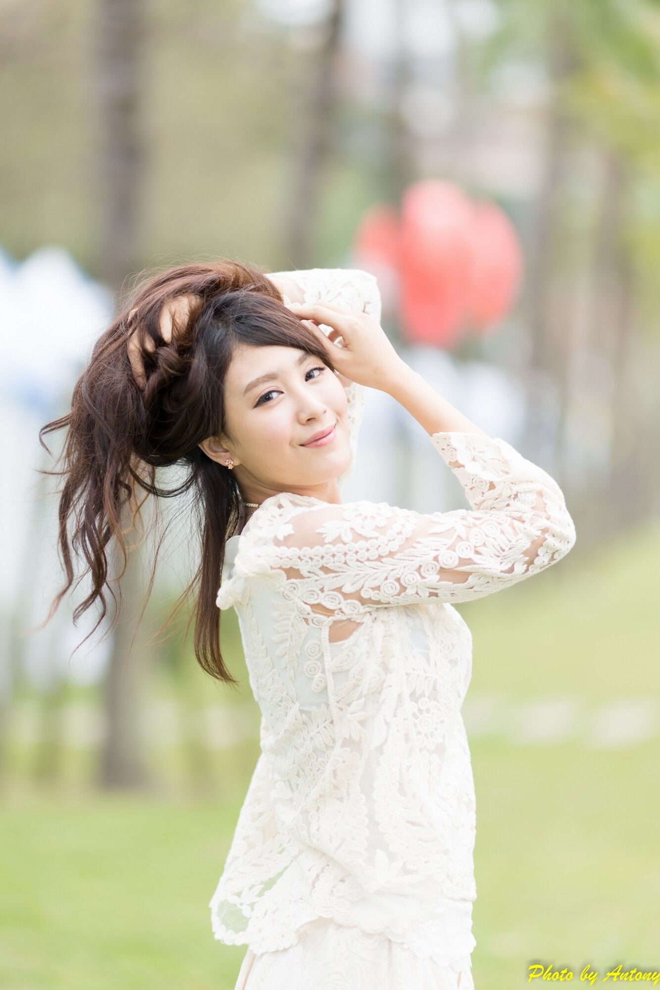 [台湾女神] Miso夏晴《台大外拍》_第4张