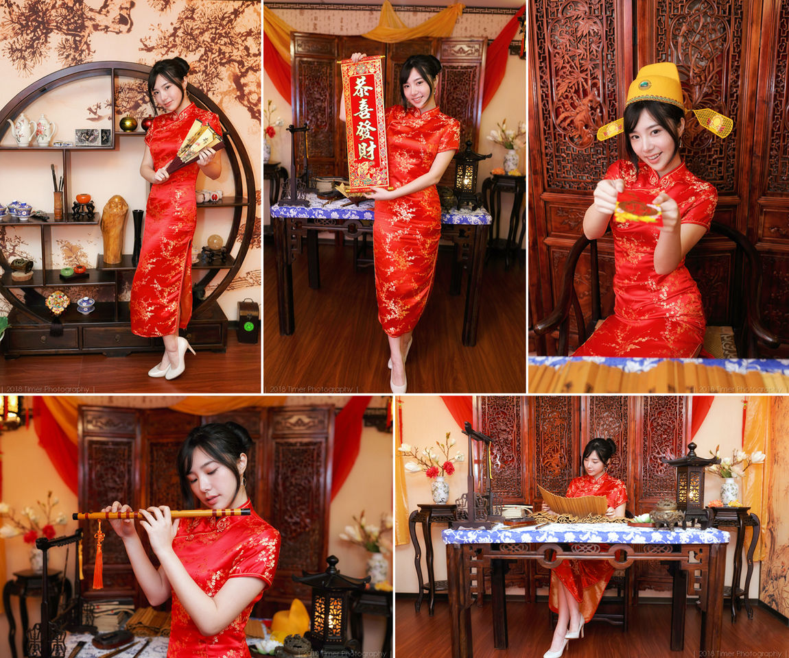 [台湾正妹]  Zora 贺喜新春时尚棚拍（上）_第1张