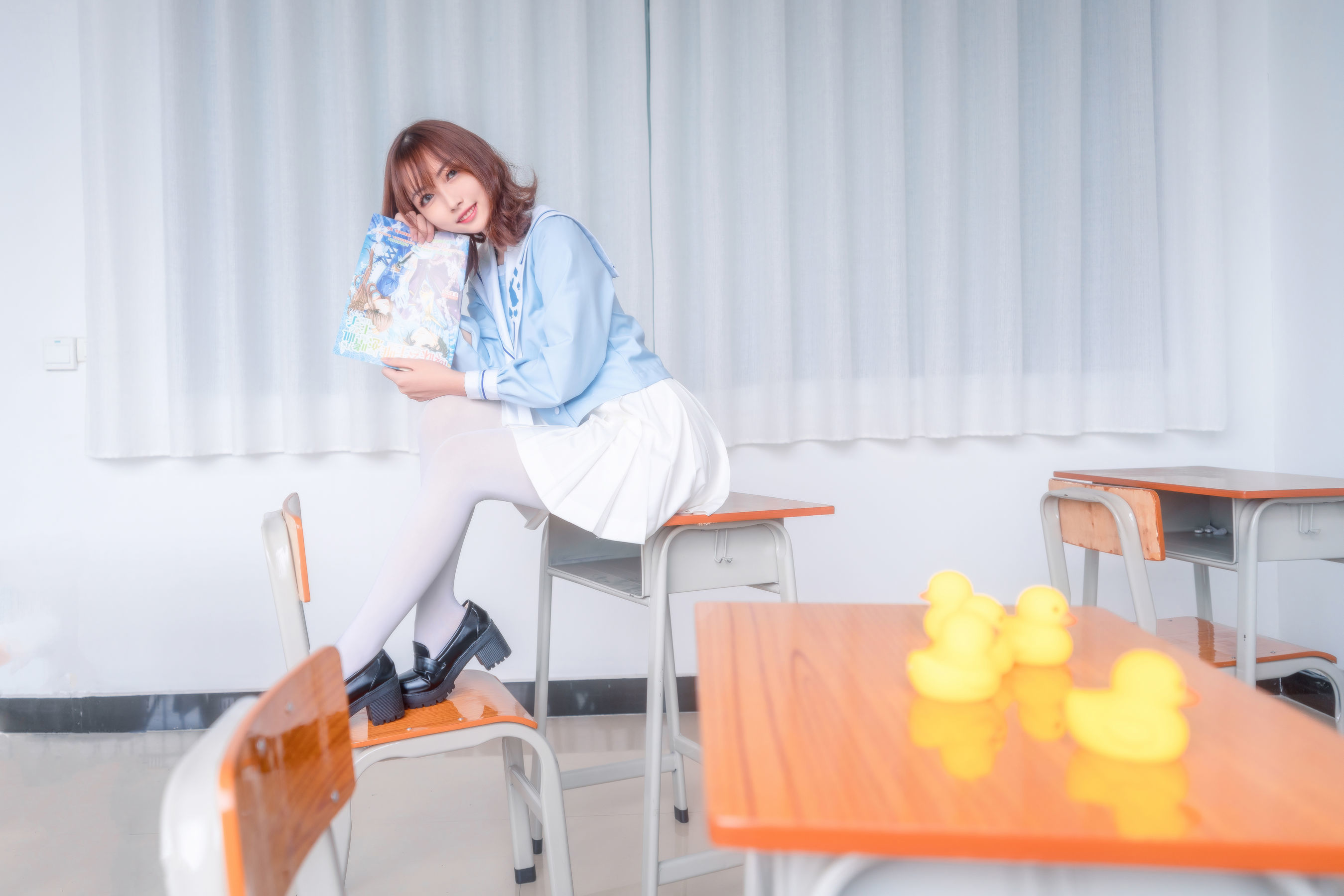 [喵糖映画] VOL.009 小黄鸭与白丝_第5张