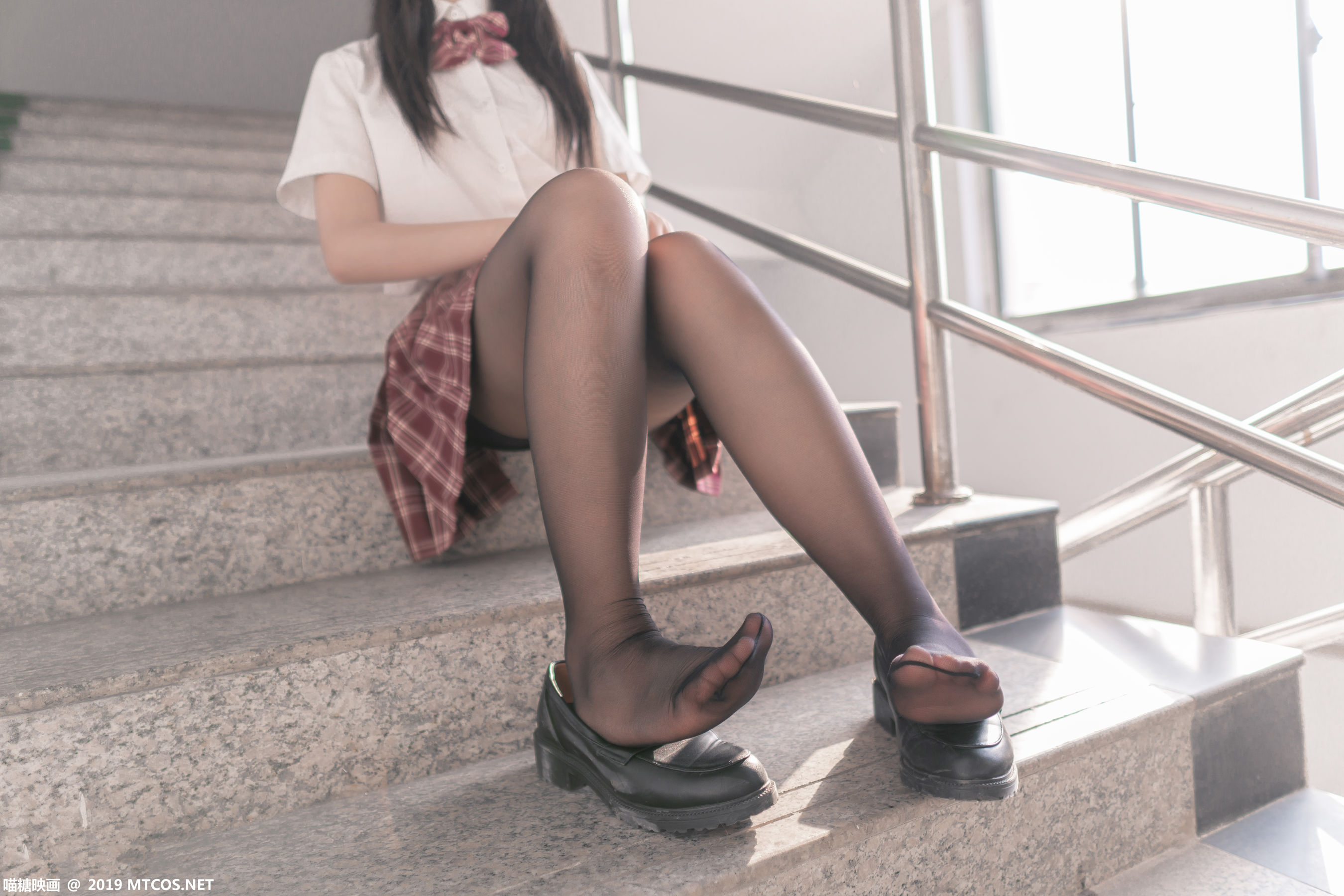 [喵糖映画] VOL.023 呆玄 长发JK萌妹_第4张