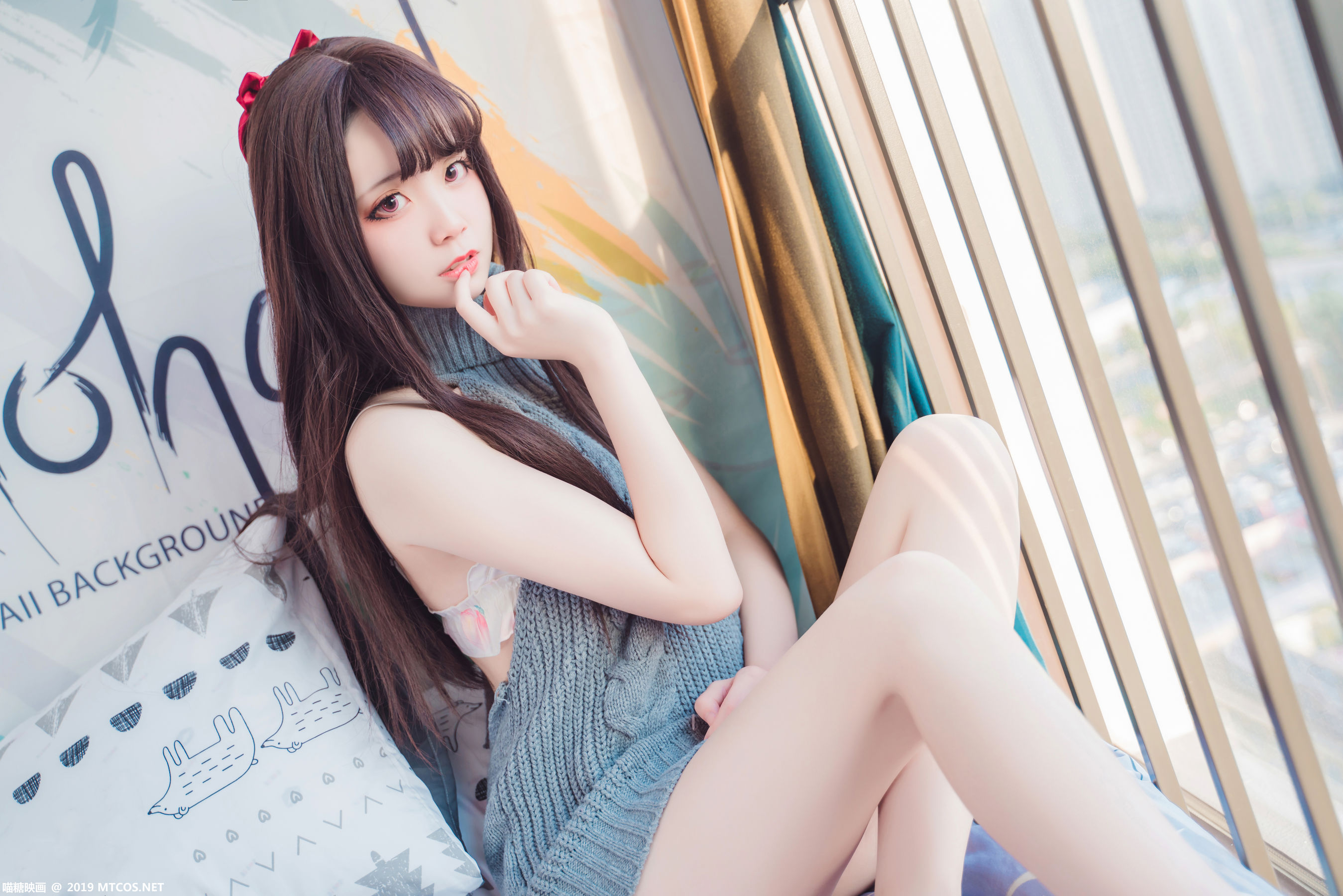 [喵糖映画] VOL.030 鳗鱼霏儿 露背毛衣_第3张