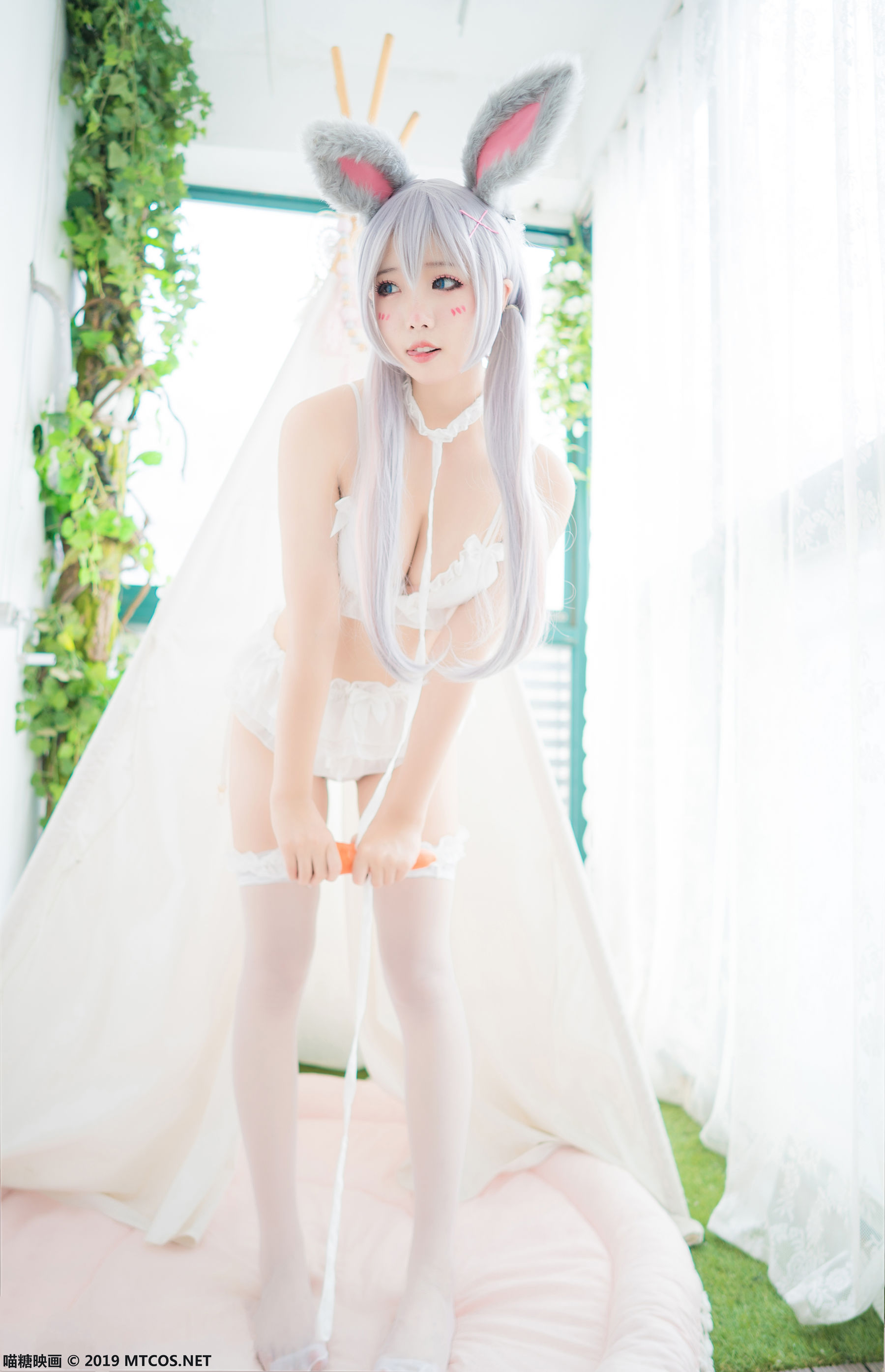 [喵糖映画] VOL.055 墨玉-M 兔子美少女_第2张