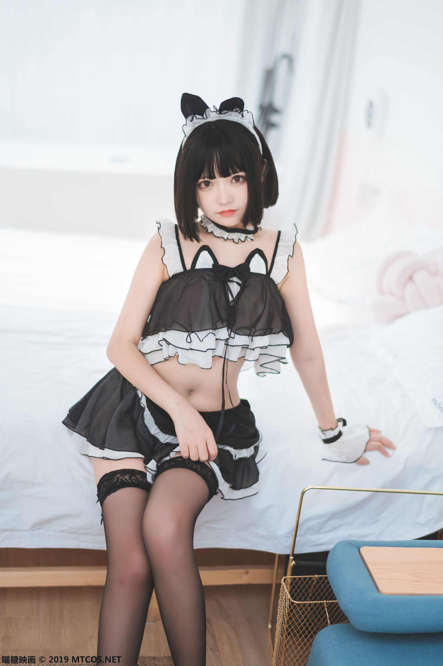 [喵糖映画] VOL.060 黑丝猫耳_第4张