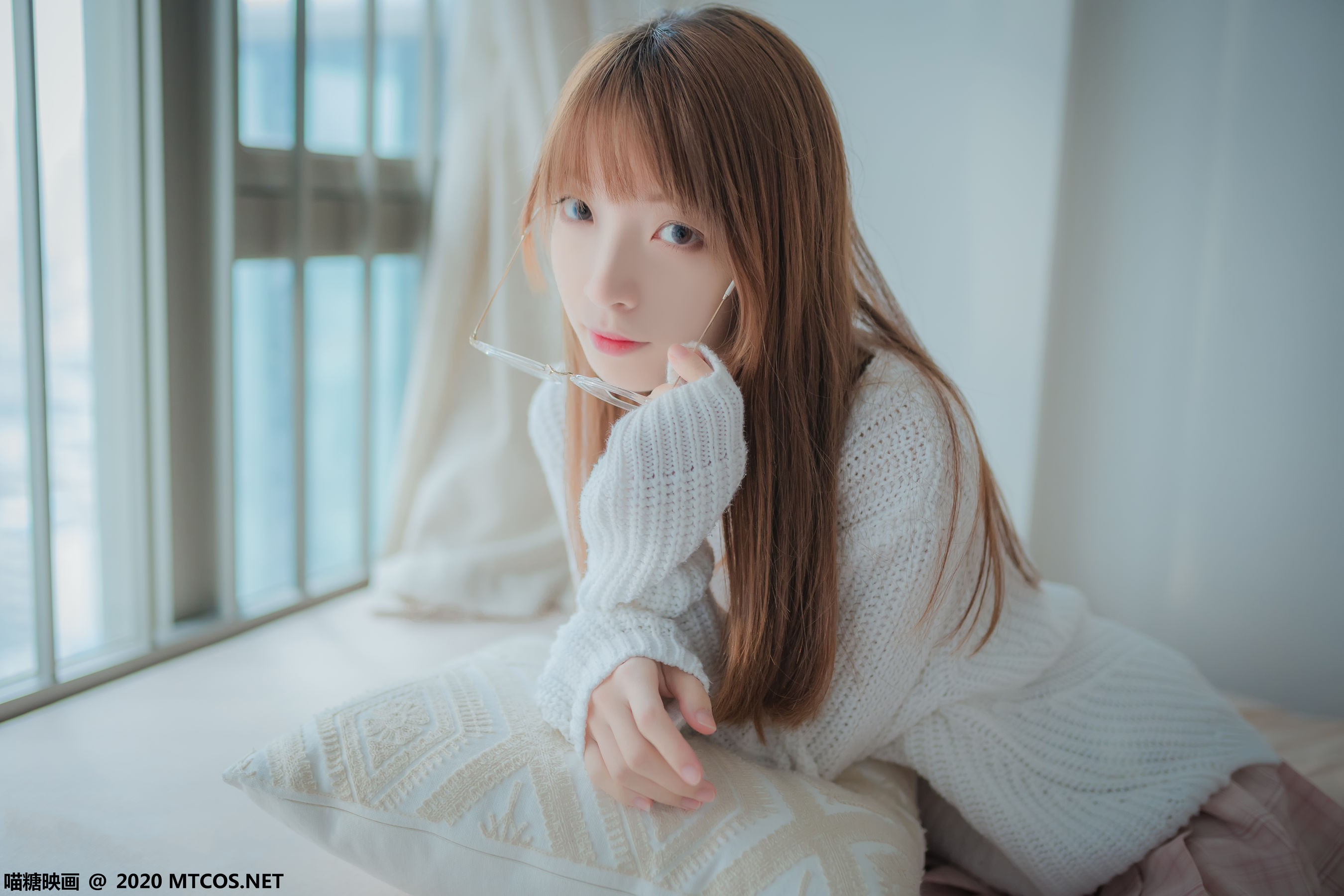 [喵糖映画] VOL.077 祖木子 粉格裙的眼睛娘_第5张