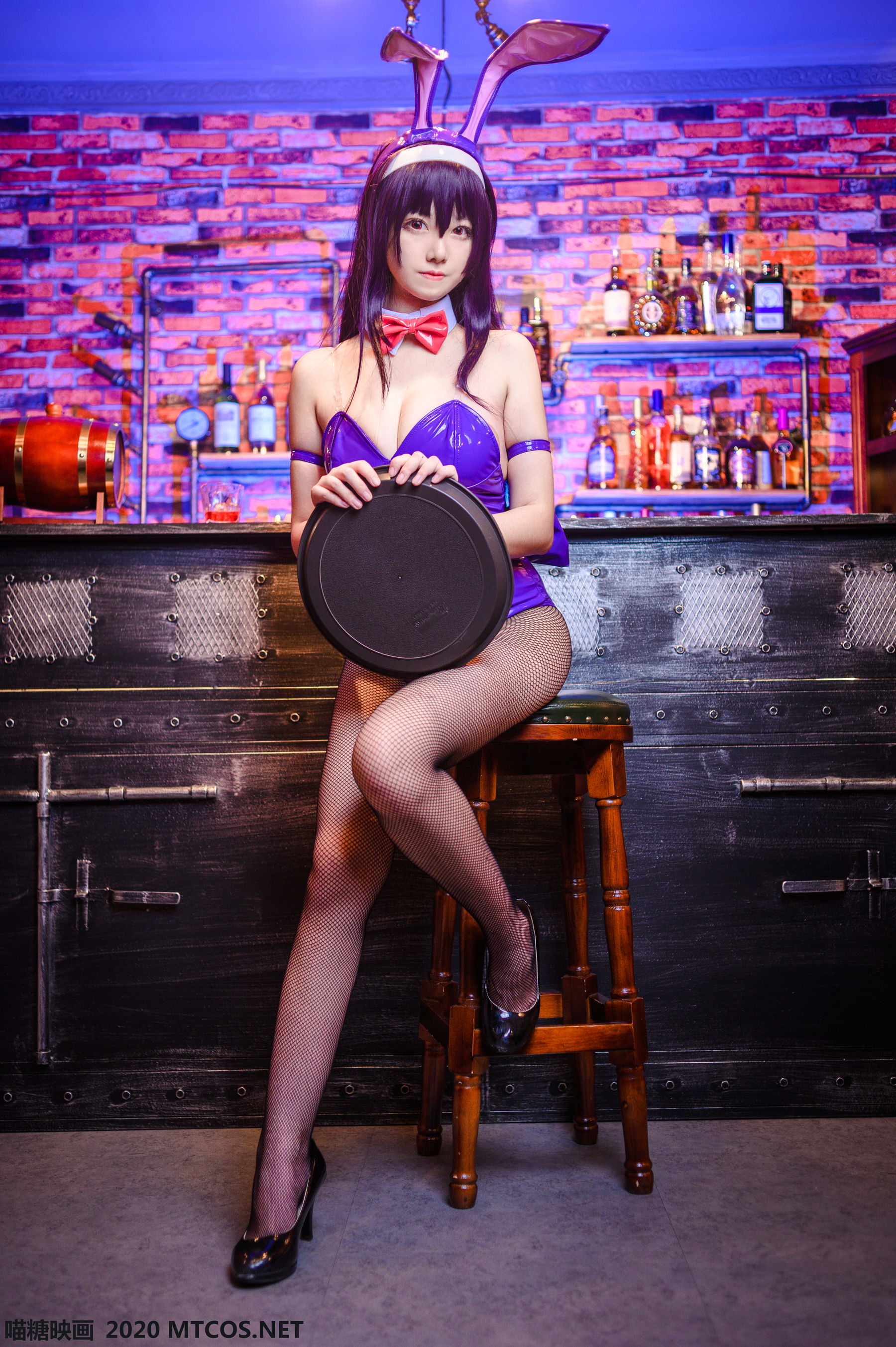 [喵糖映画] VOL.111 蜜汁猫裘  《诗羽兔女郎》 写真集_第5张