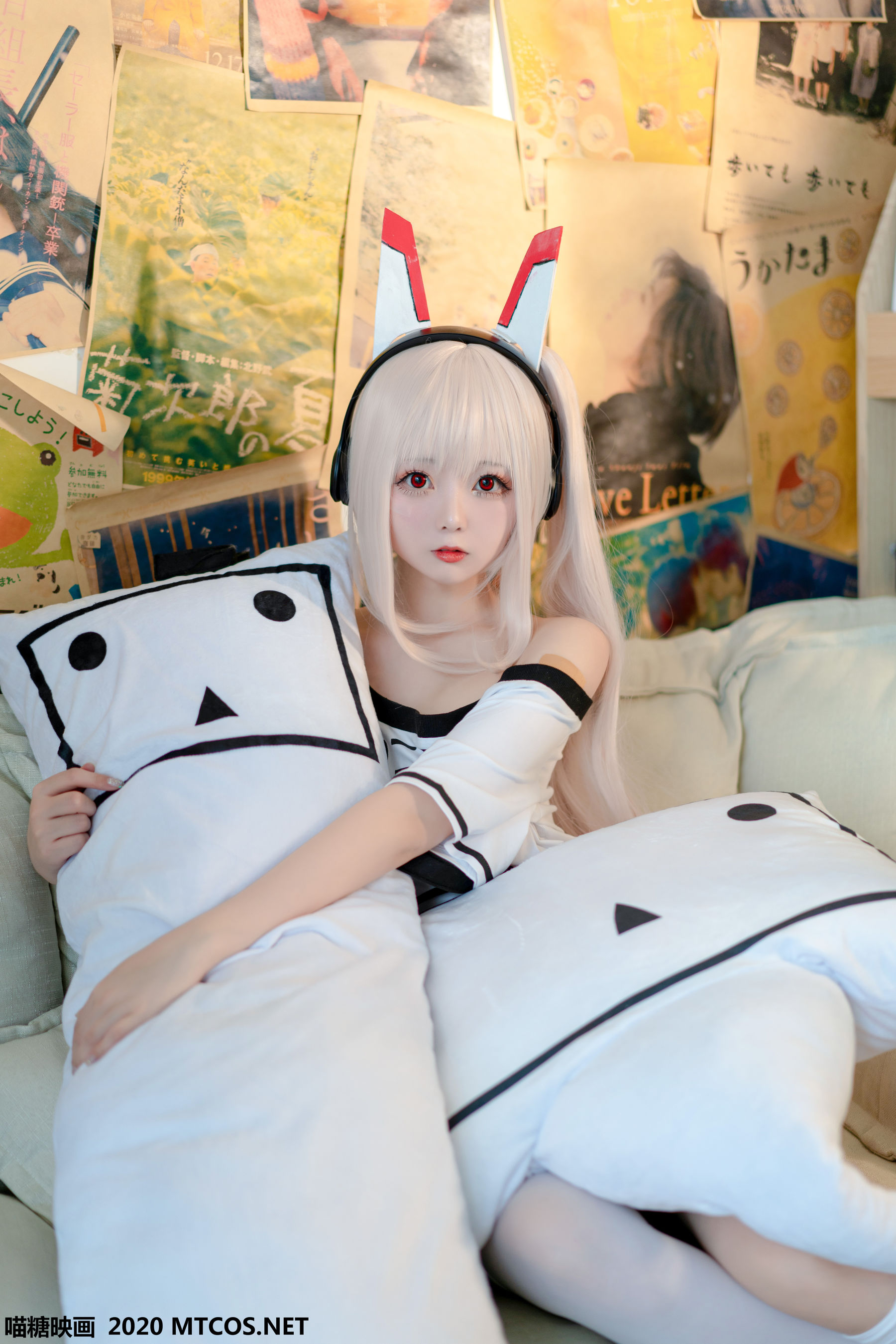 [喵糖映画] VOL.113  嶋葵 《白丝宅T》_第1张