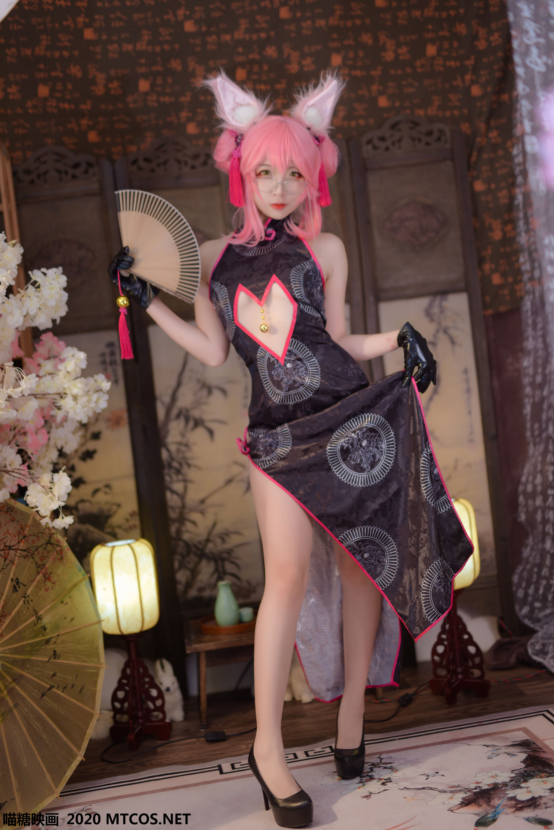 [喵糖映画] HML.002 二佐Nisa 旗袍狐耳_第2张