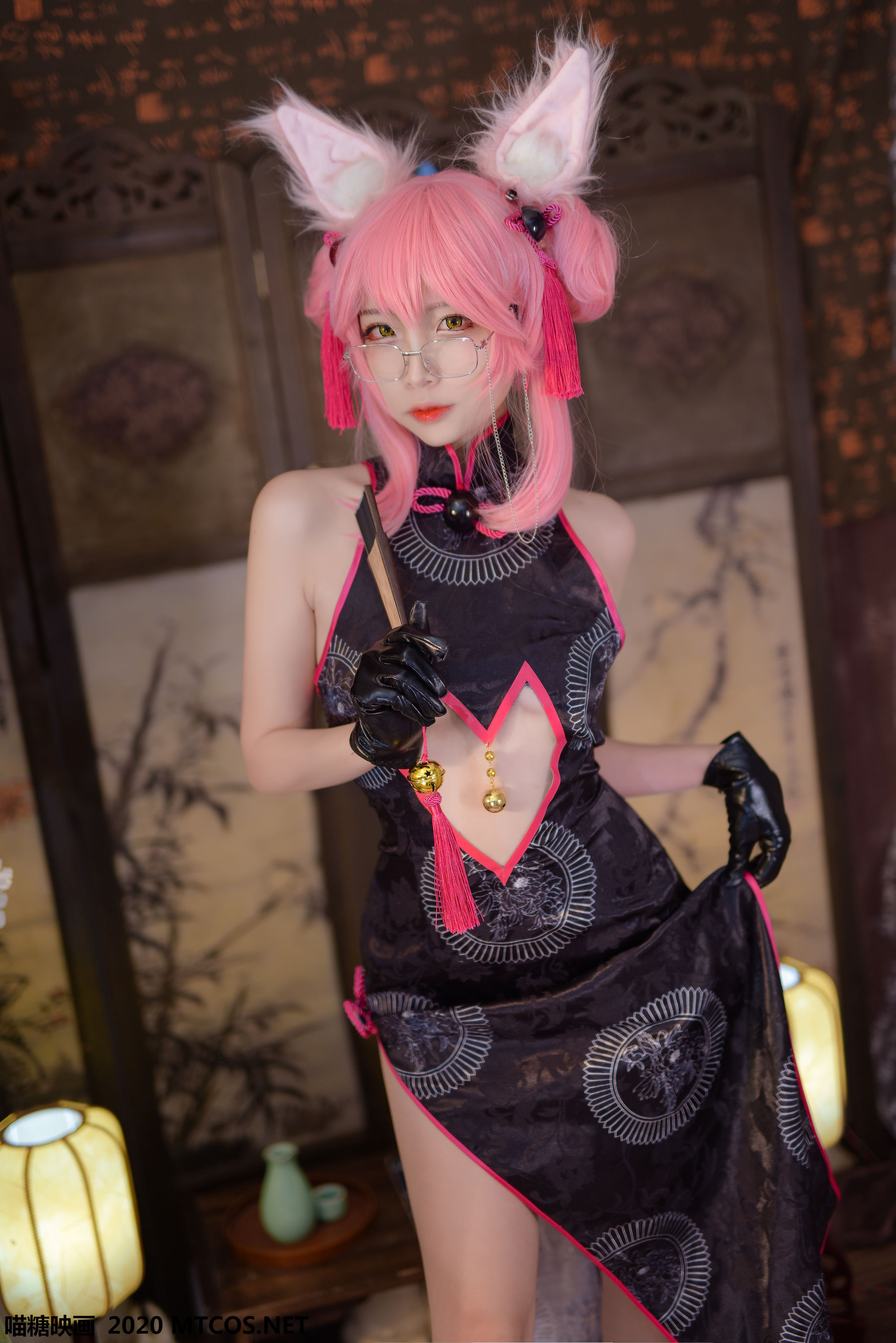 [喵糖映画] HML.002 二佐Nisa 旗袍狐耳_第3张