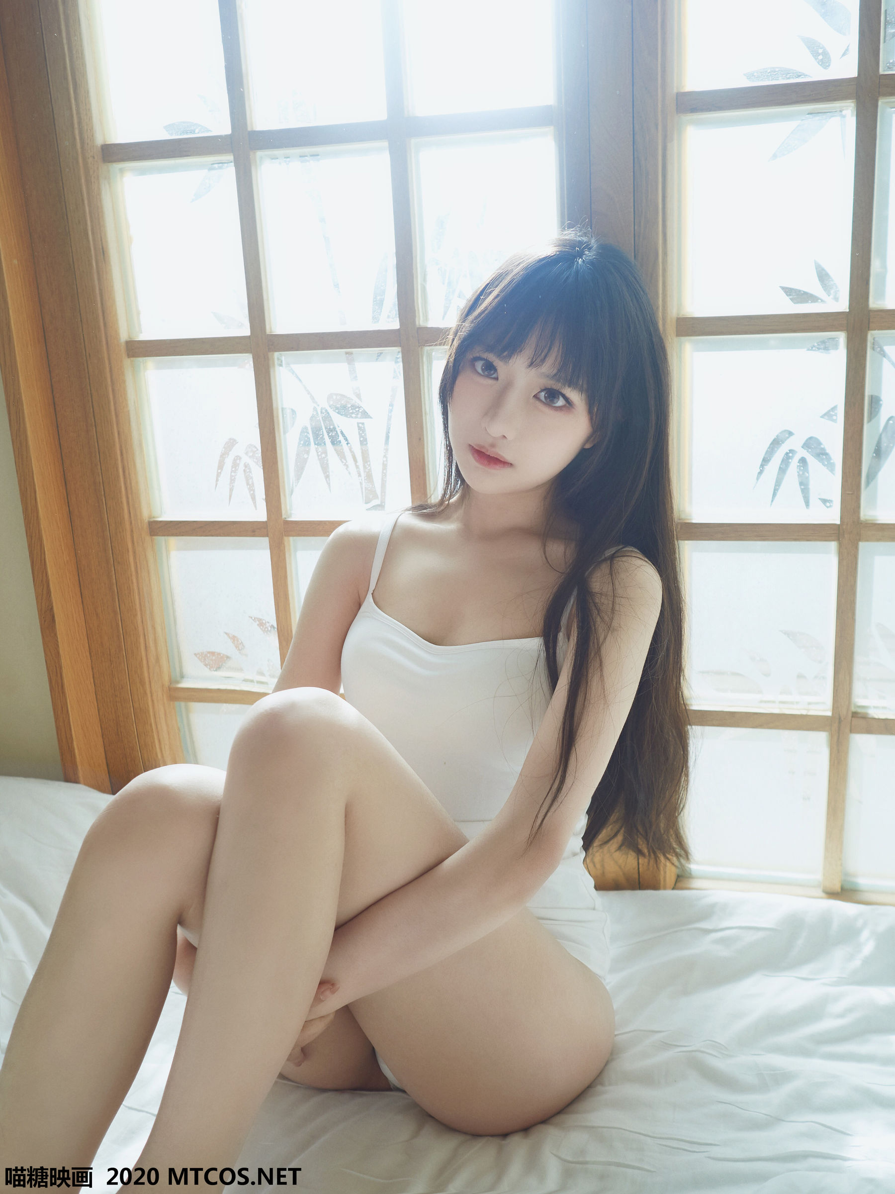 [喵糖映画] VOL.143 小鹿鹿 日系白T私房_第1张