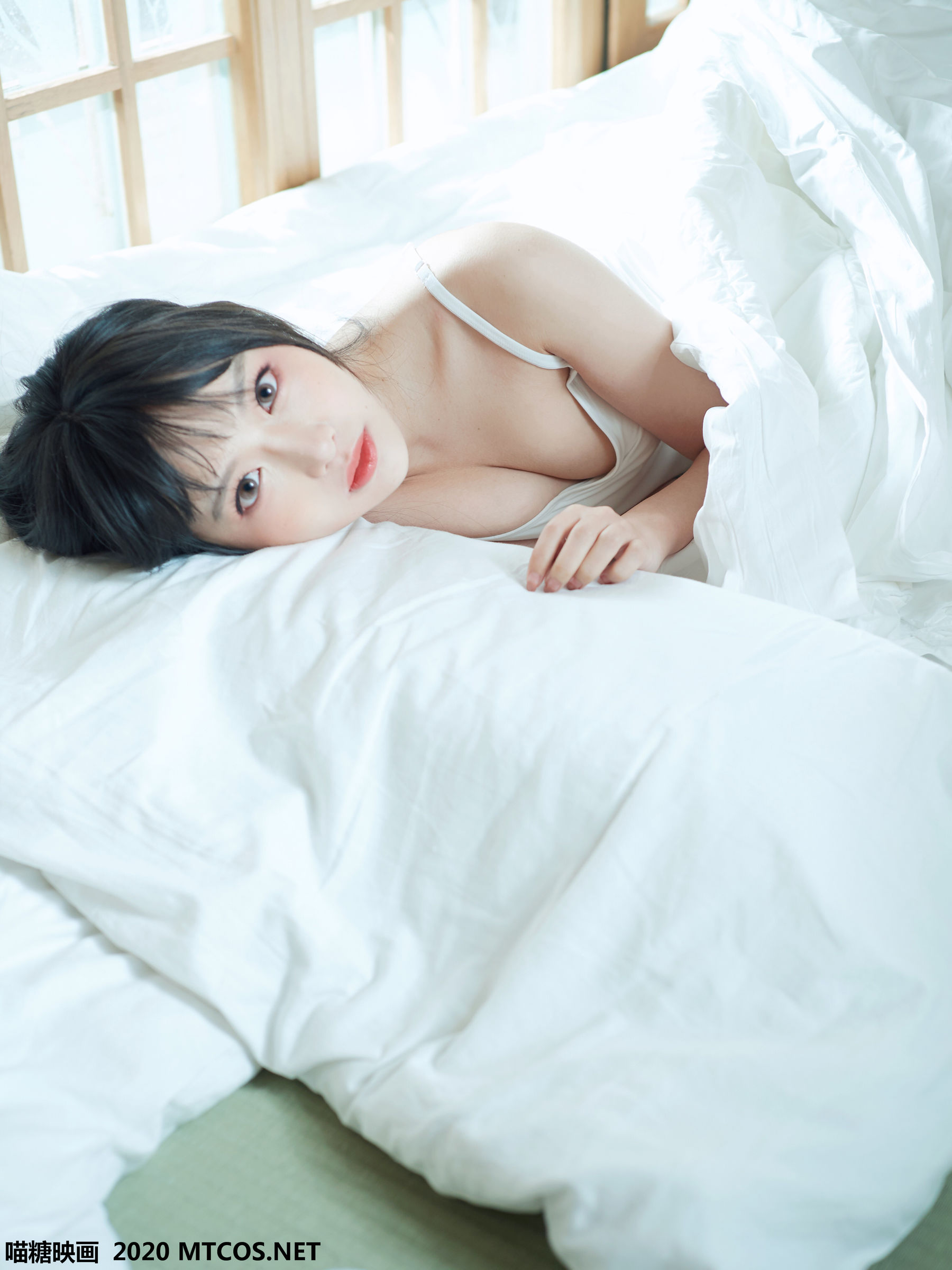 [喵糖映画] VOL.143 小鹿鹿 日系白T私房_第3张