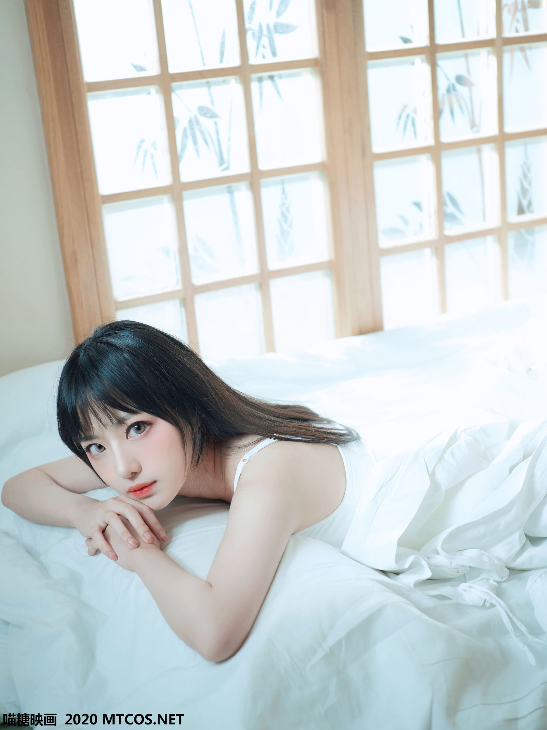 [喵糖映画] VOL.143 小鹿鹿 日系白T私房_第4张