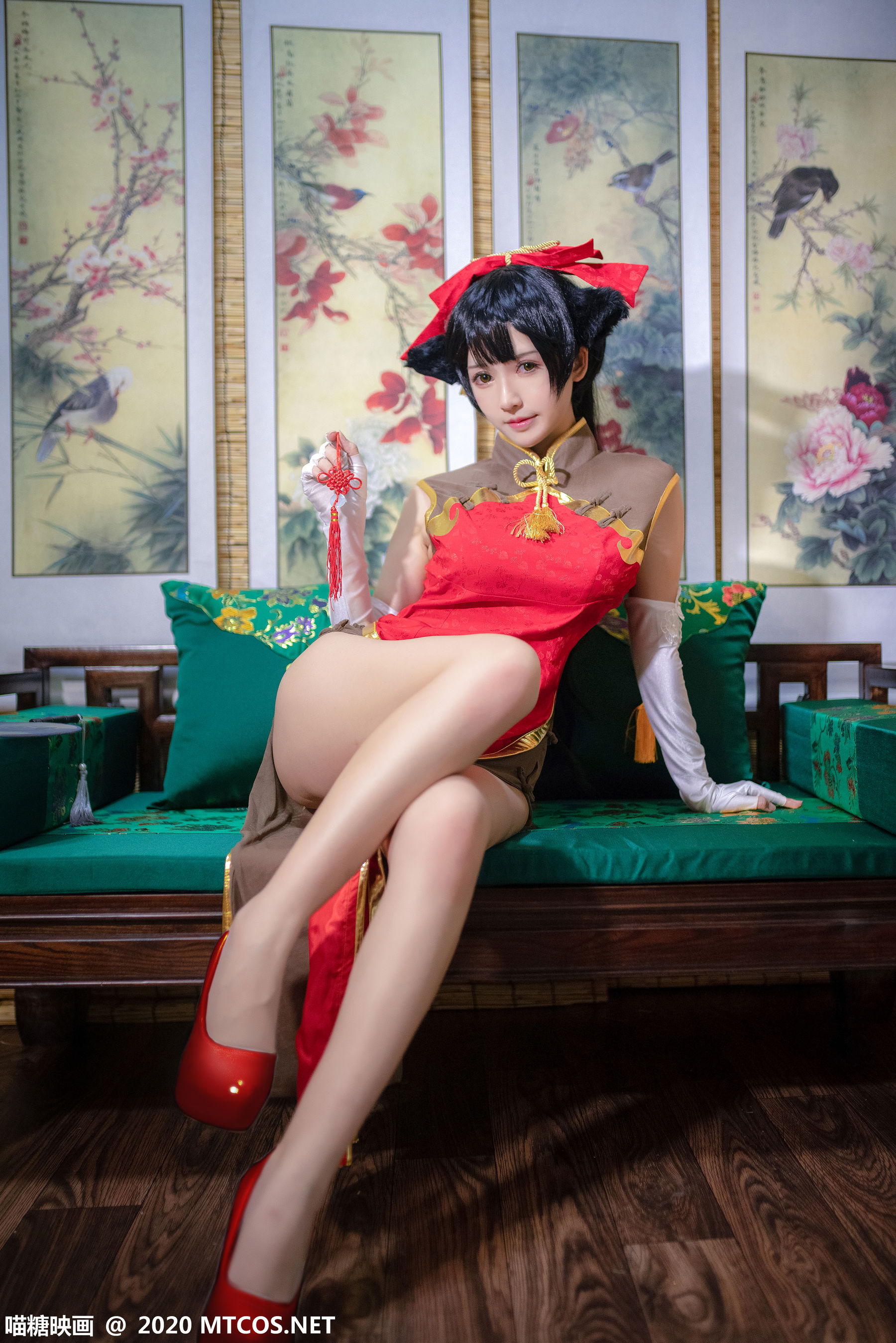 [喵糖映画] HML.015 鳗鱼霏儿 高雄银红旗袍_第2张