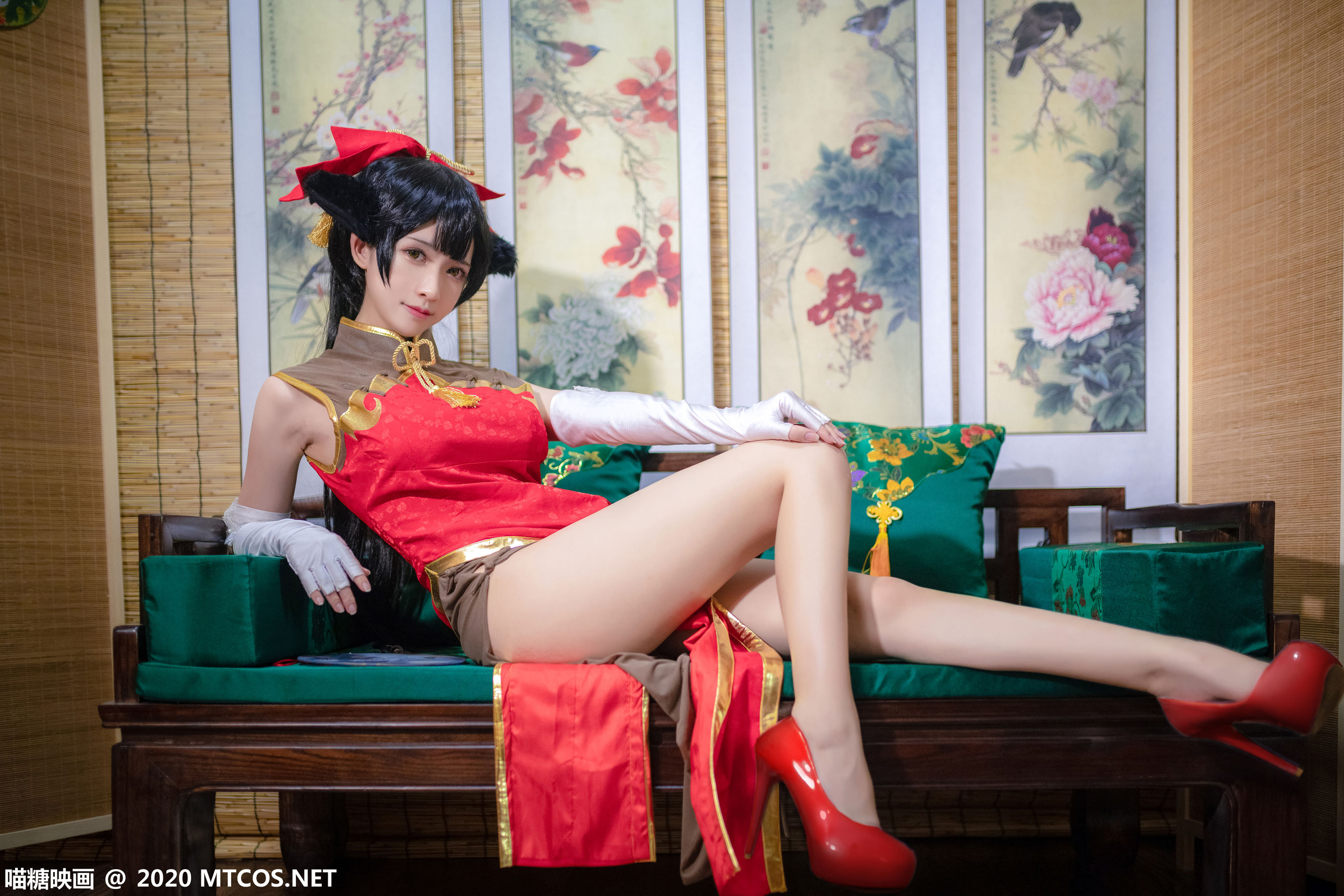 [喵糖映画] HML.015 鳗鱼霏儿 高雄银红旗袍_第3张