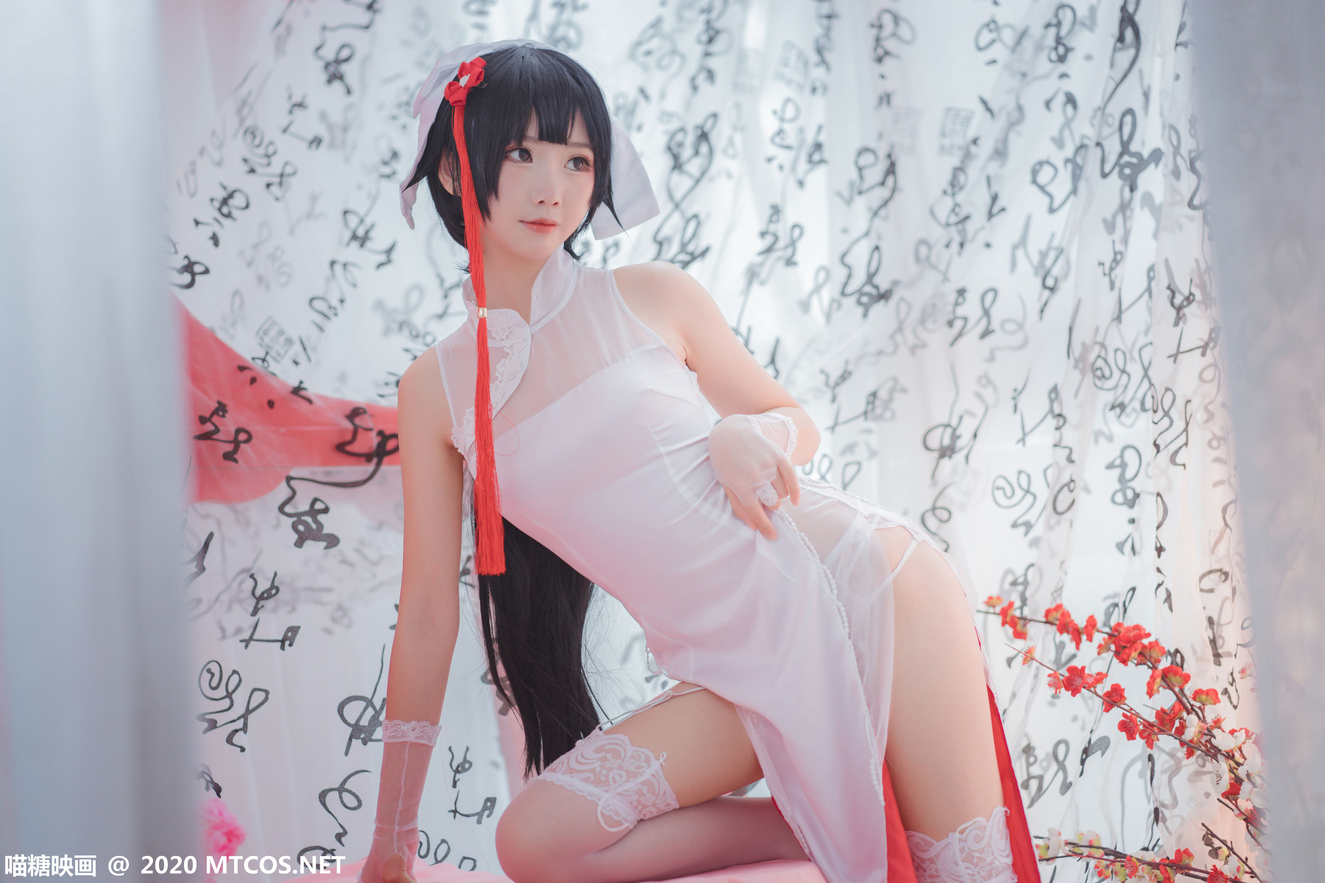 [喵糖映画] HML.017  面饼仙儿  高雄白旗袍_第1张