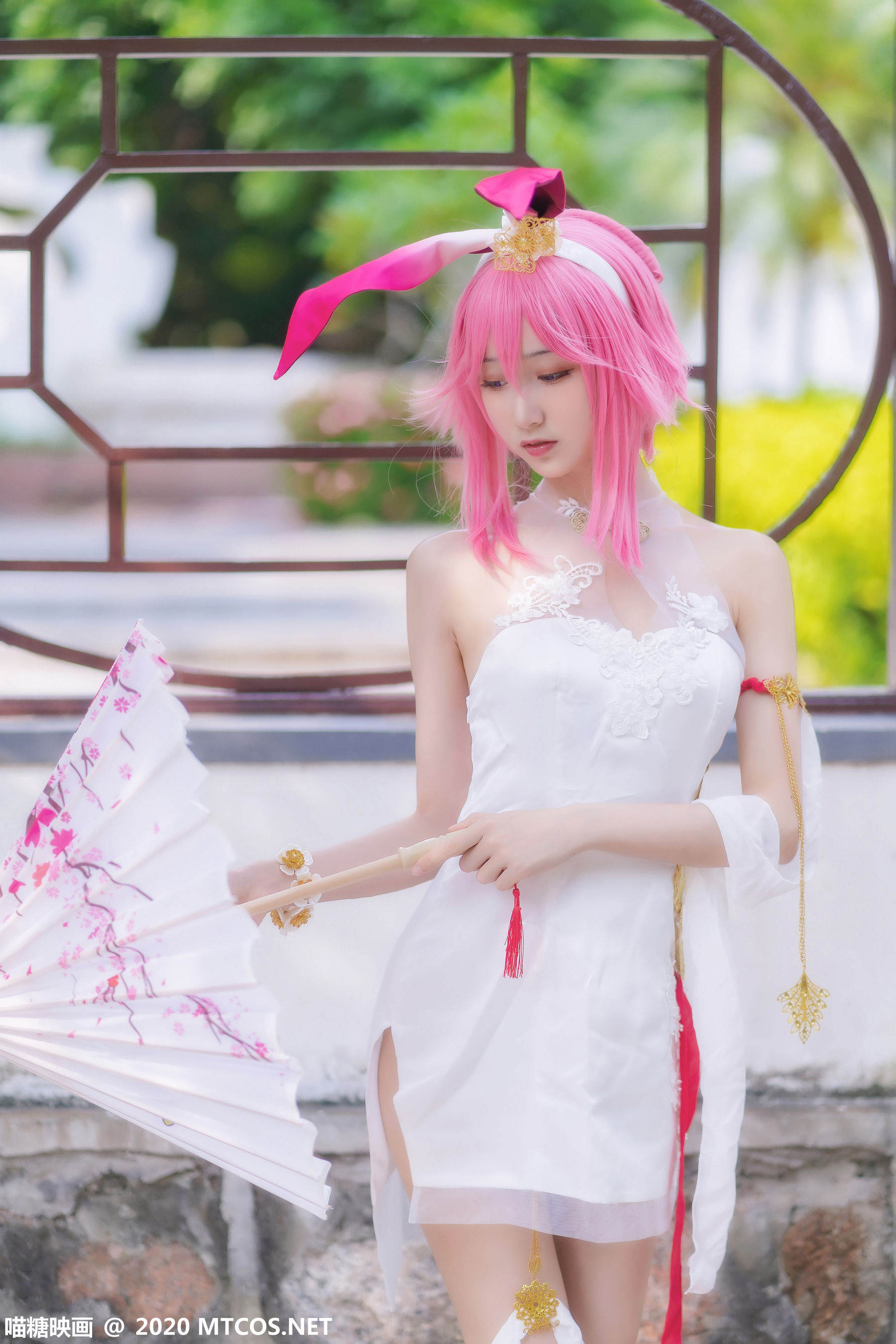 [喵糖映画] HML.020 木绵绵 八重樱旗袍_第3张