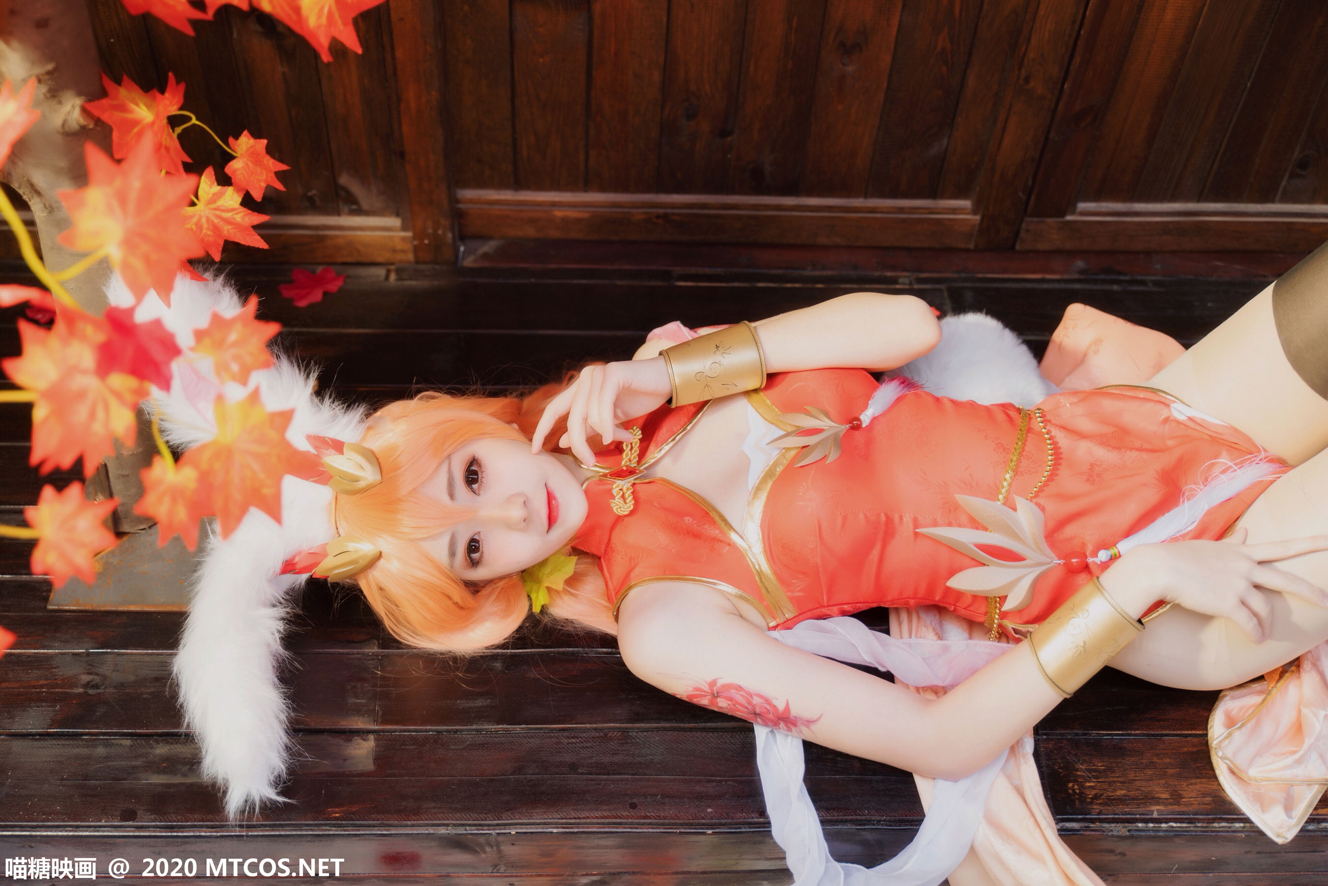 [喵糖映画] HML.022 南桃Momoko 公孙离旗袍_第4张