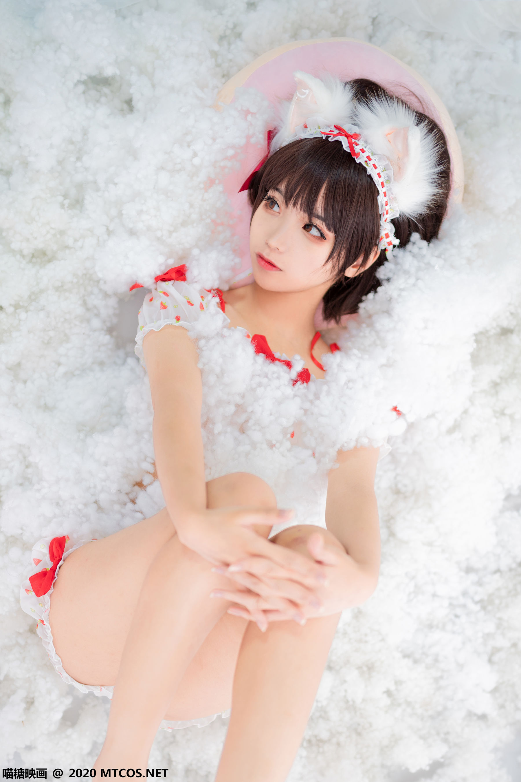 [喵糖映画] VOL.155 蠢沫沫 草莓印花小夜衣_第5张