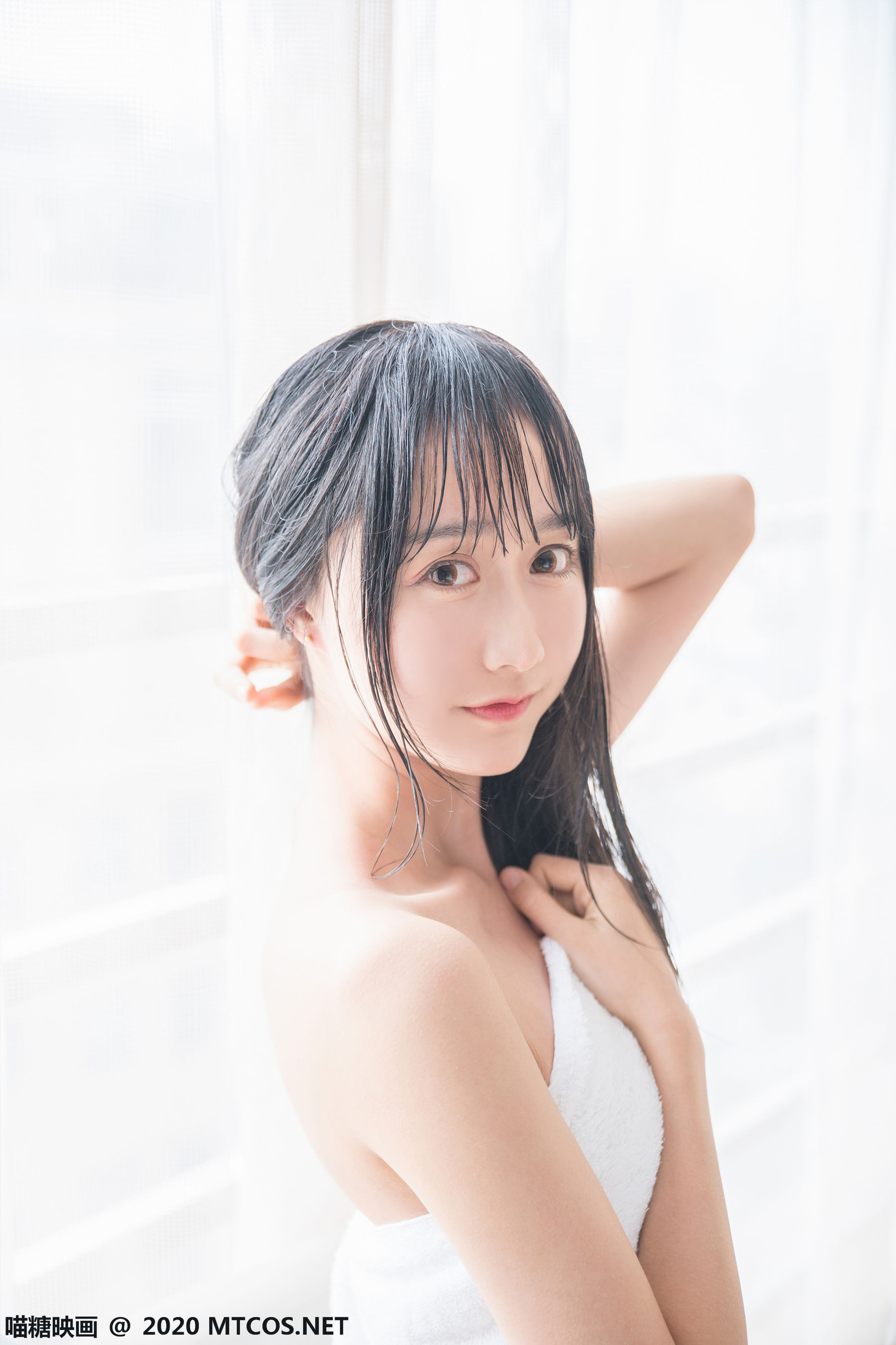 [喵糖映画] VOL.174  木绵绵  纯白浴巾_第3张