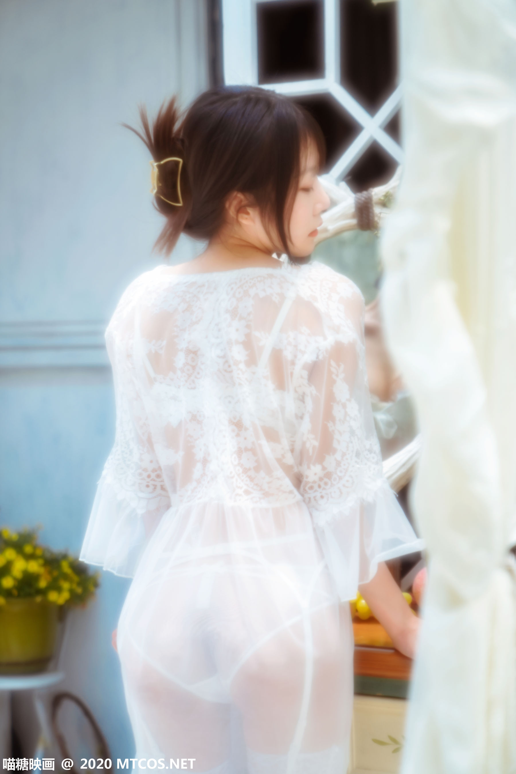 [喵糖映画] VOL.197 香草喵露露 白裙轻纱_第3张