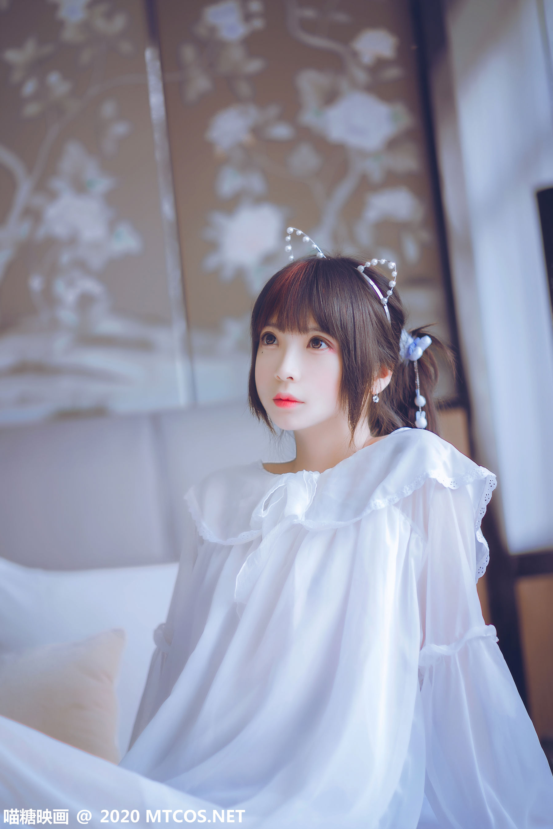 [喵糖映画] VOL.204 疯猫ss 纯白睡裙_第1张