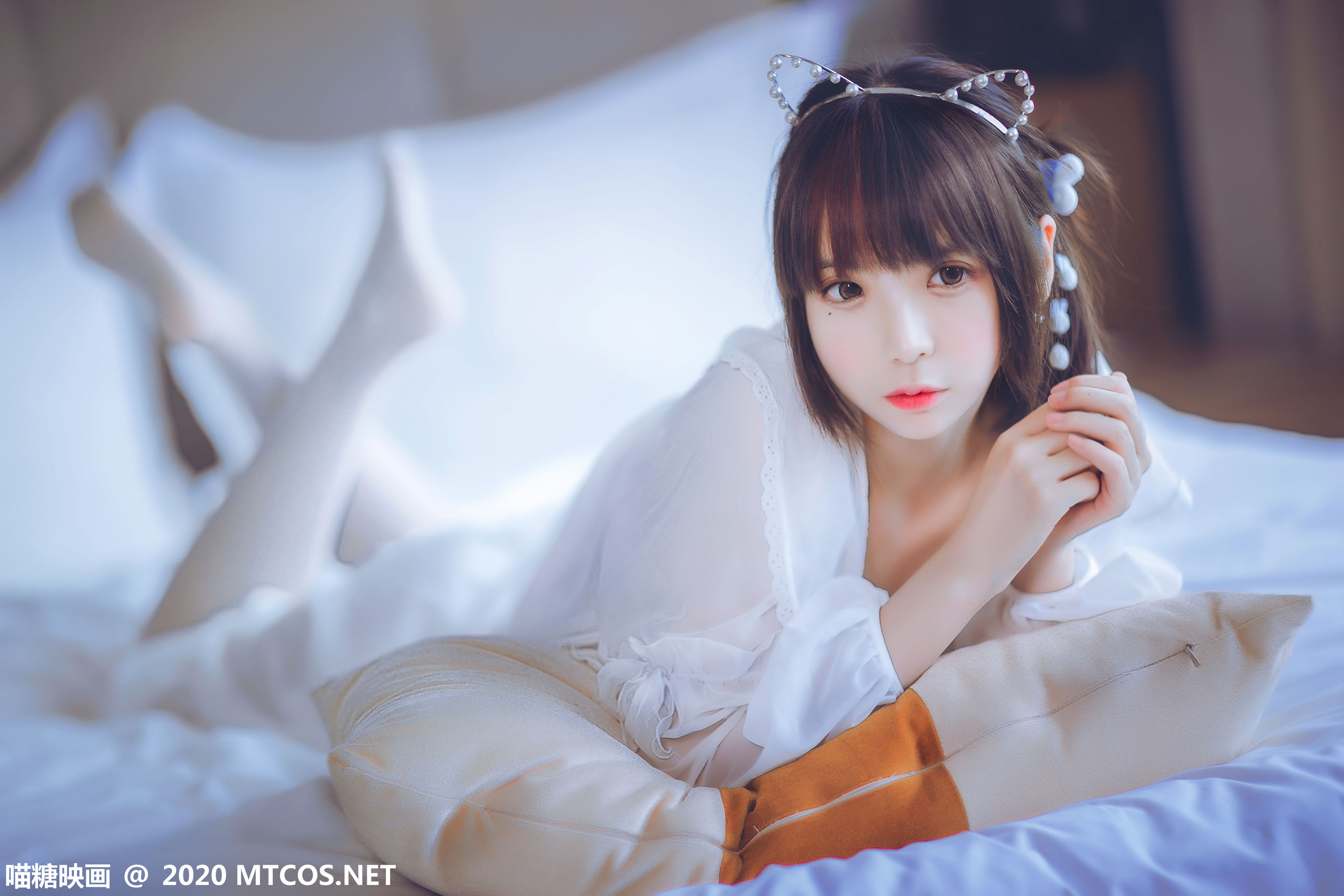 [喵糖映画] VOL.204 疯猫ss 纯白睡裙_第2张