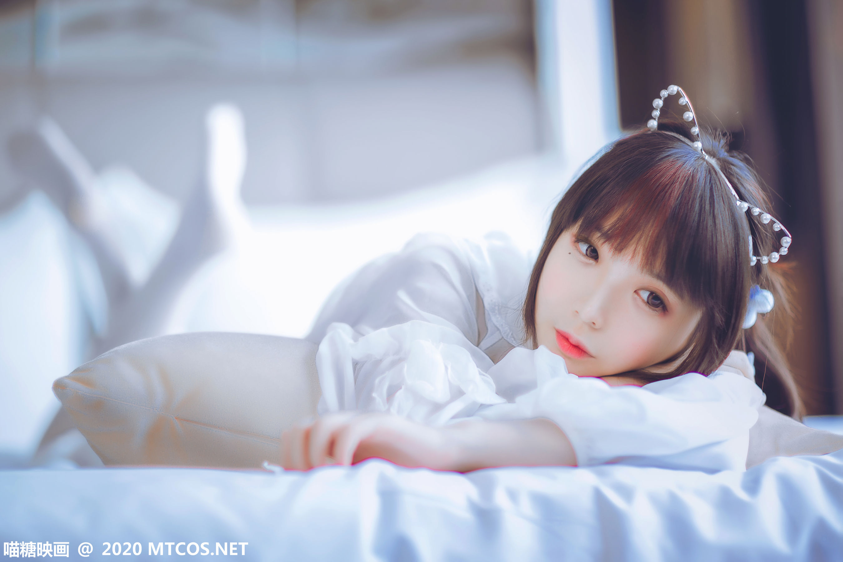 [喵糖映画] VOL.204 疯猫ss 纯白睡裙_第3张