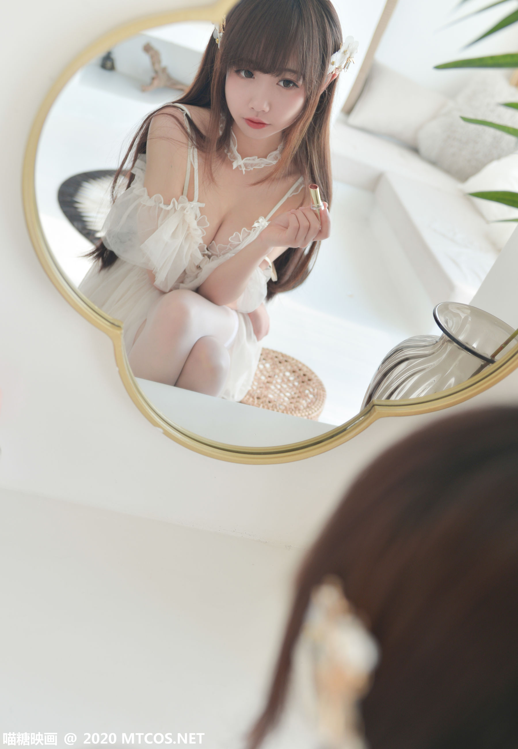 [喵糖映画] VOL.206 雪琪 吊带纱裙_第1张