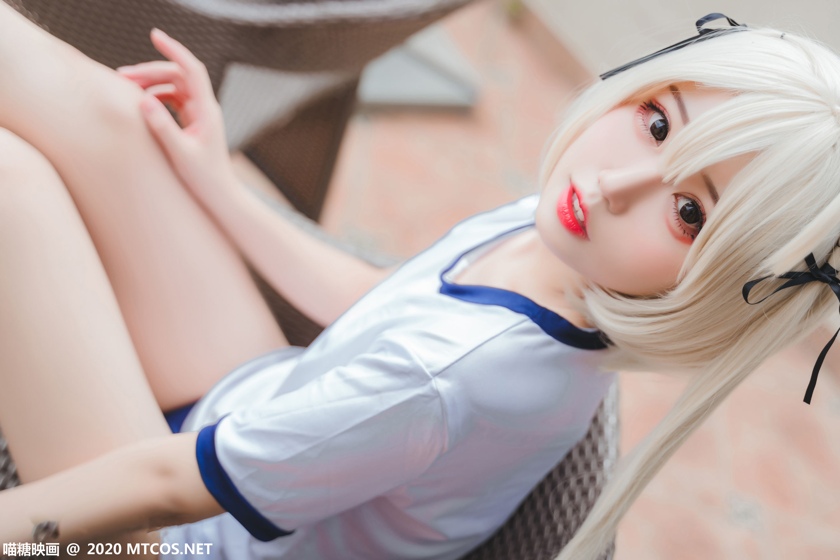 [喵糖映画] VOL.227 猫君君MaoJun 体操白袜_第5张