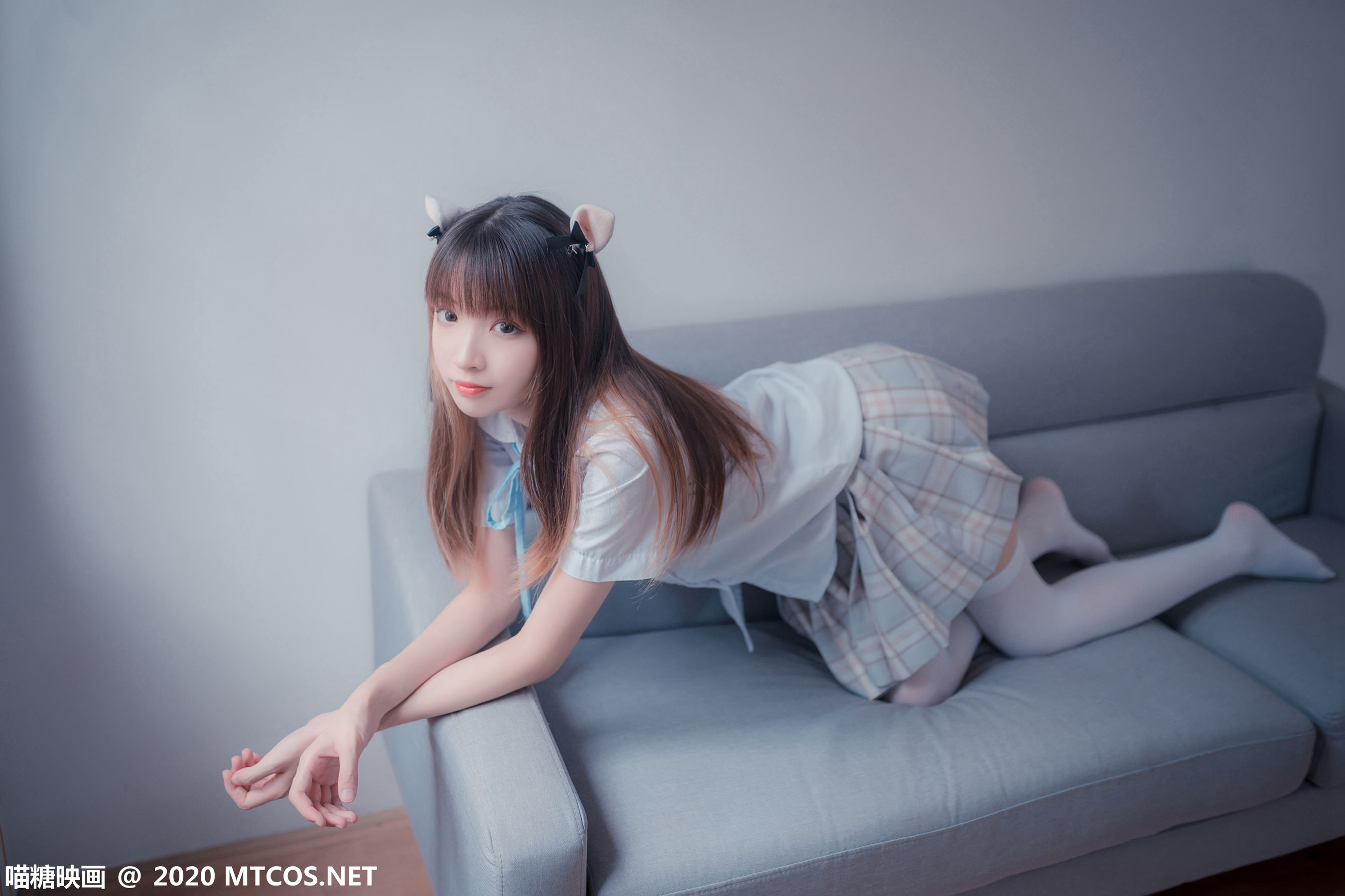 [喵糖映画] JKL.019 祖木子 猫耳JK制服_第3张