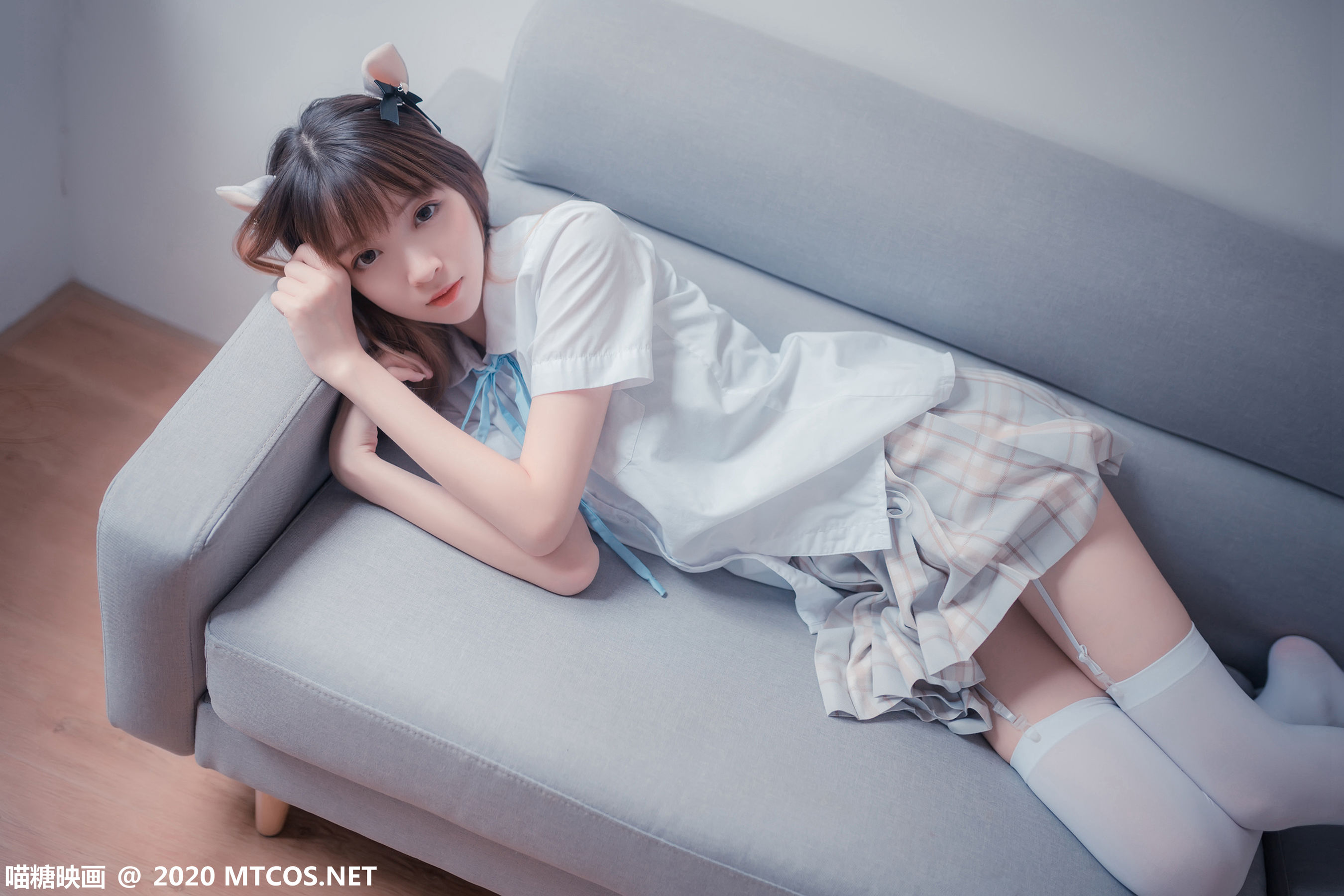 [喵糖映画] JKL.019 祖木子 猫耳JK制服_第5张