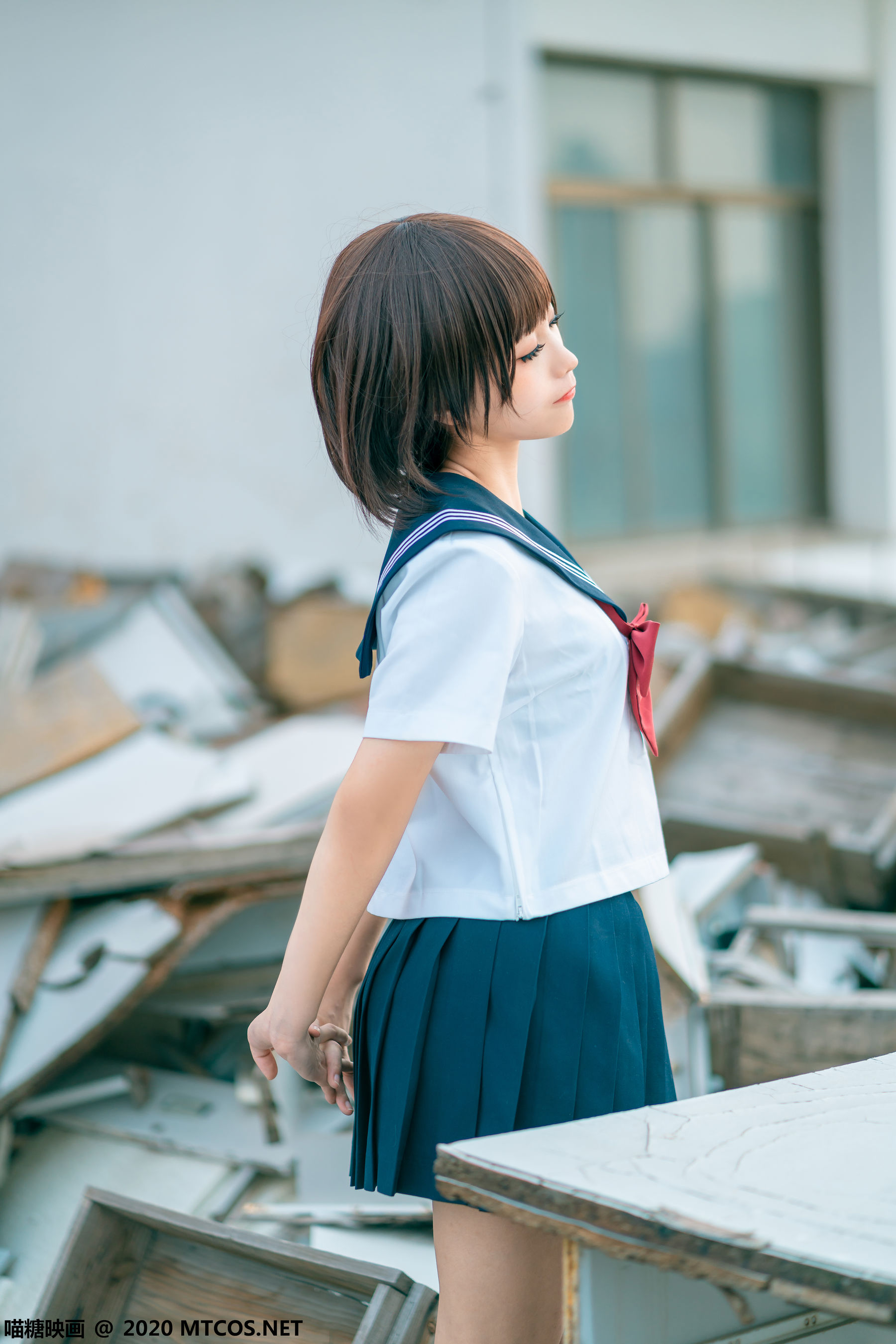 [喵糖映画] JKL.021 蠢沫沫 天台JK制服_第3张