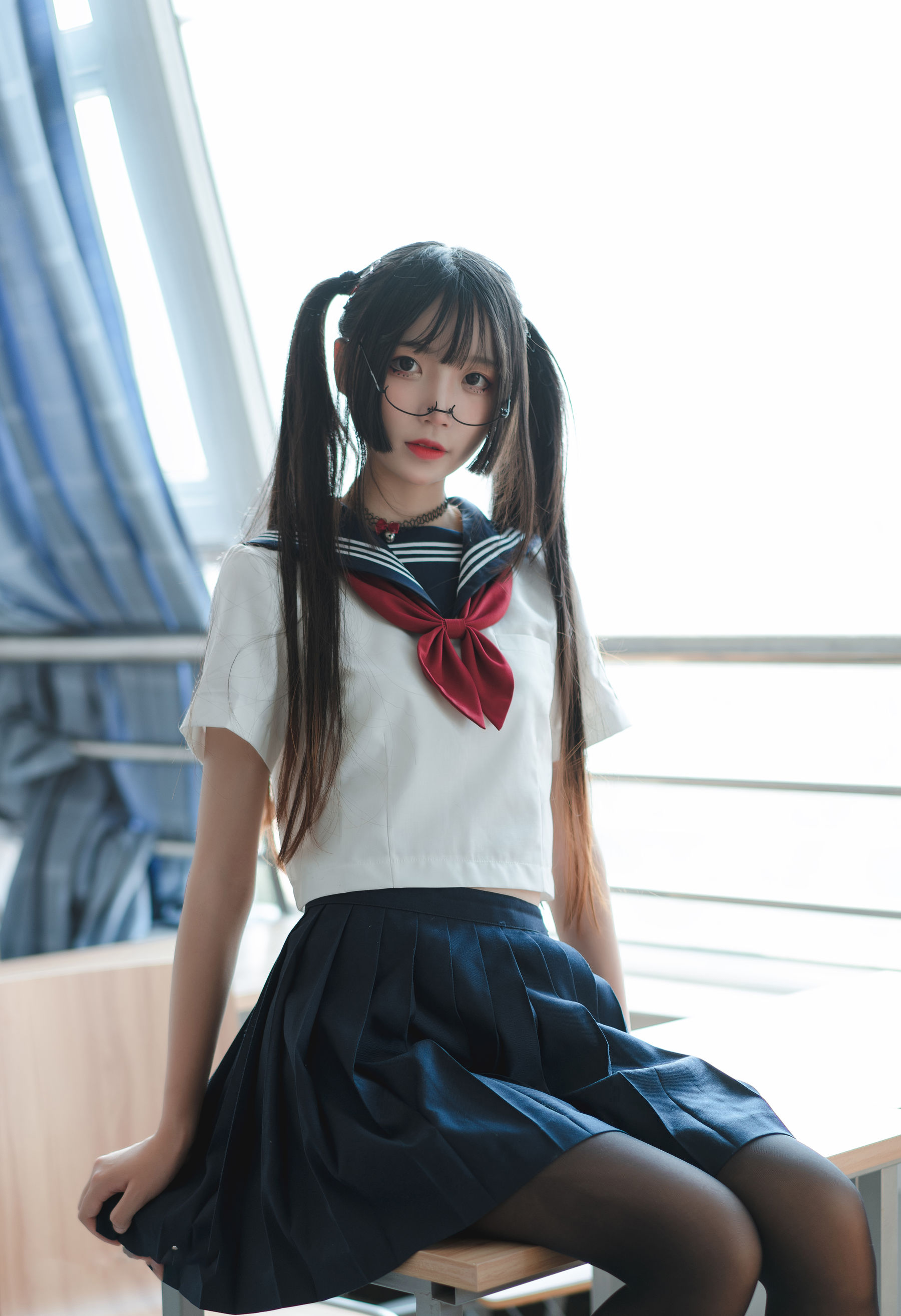 [喵糖映画] JKL.022 五更百鬼 教室JK制服_第5张